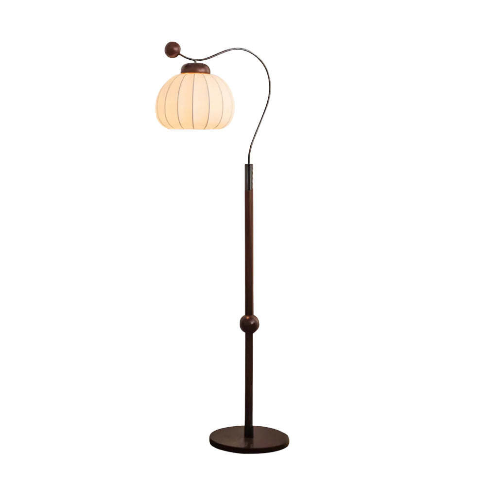 Devenor Silk Wood Floor Lamp-Neutral Decor