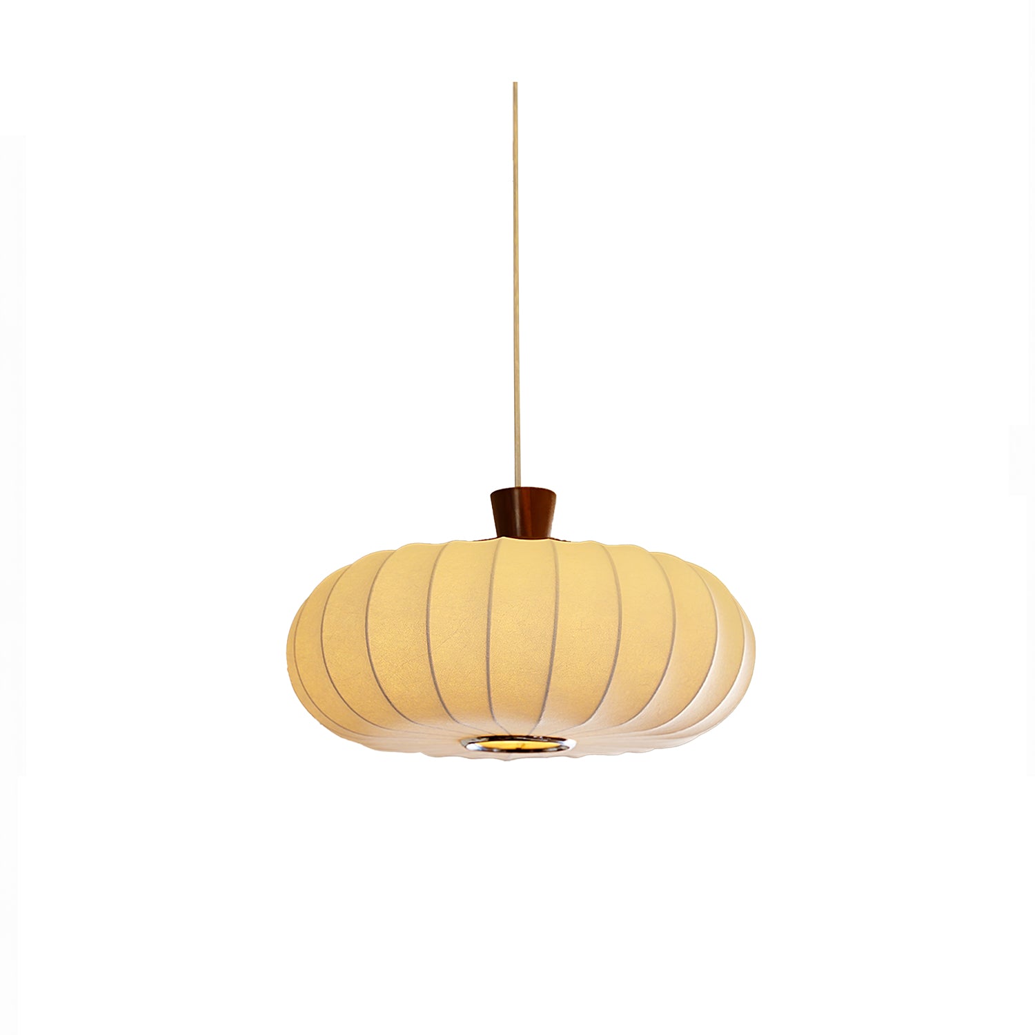 Arixo Silk Wood Retro Pendant Light-Neutral Decor