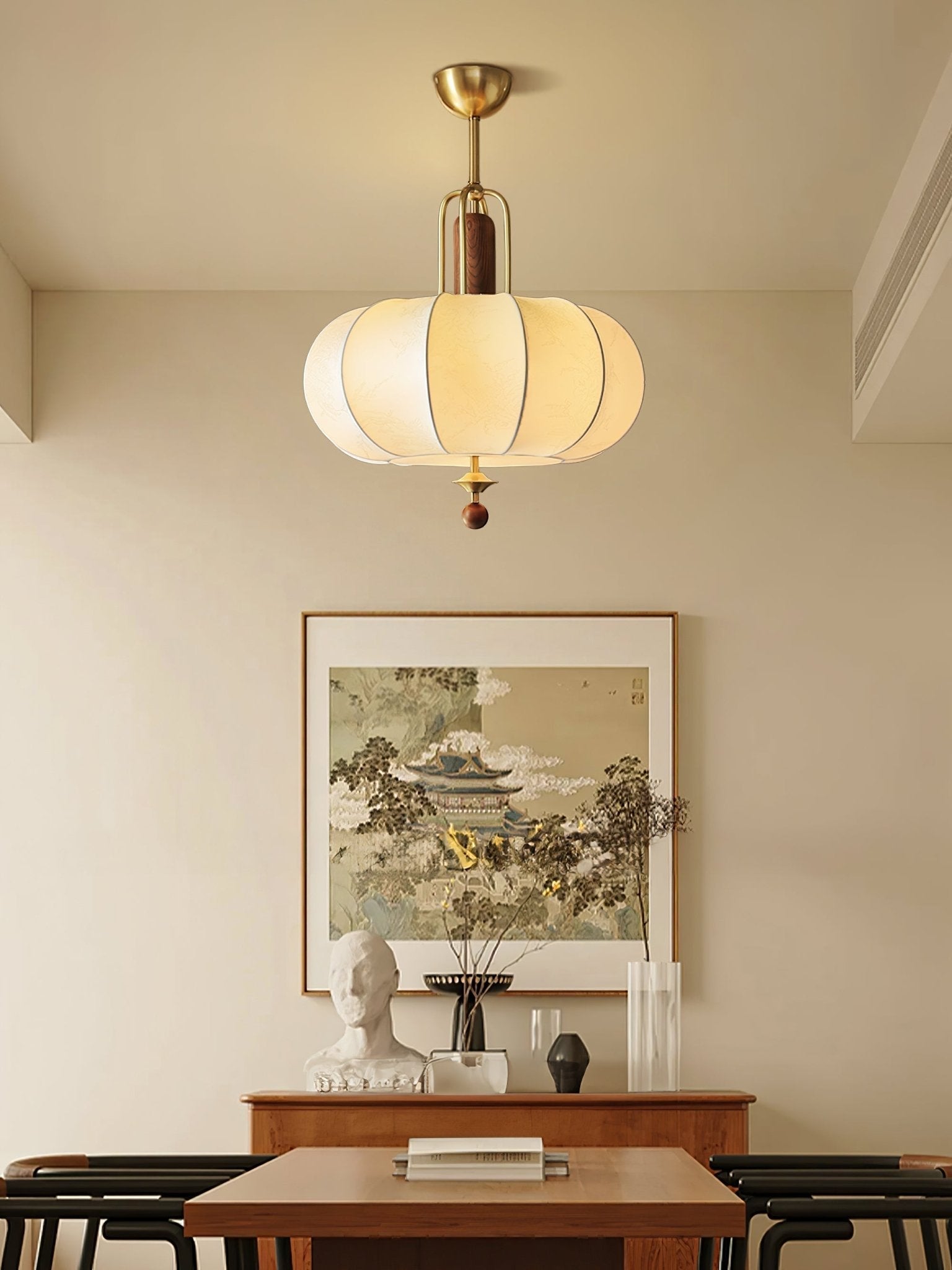 Valem Retro Gold Pendant Lamp-Neutral Decor