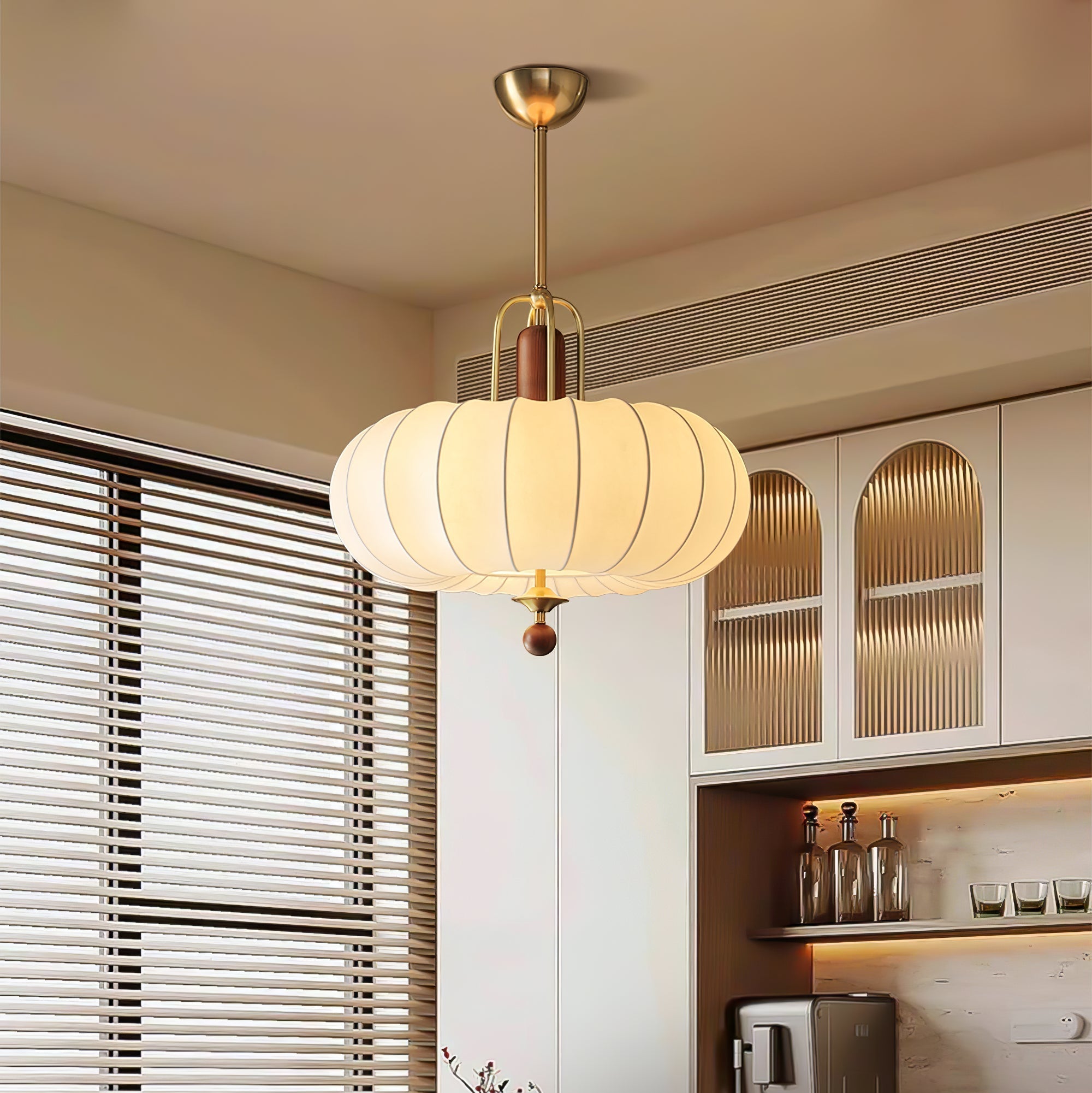Valem Retro Gold Pendant Lamp-Neutral Decor