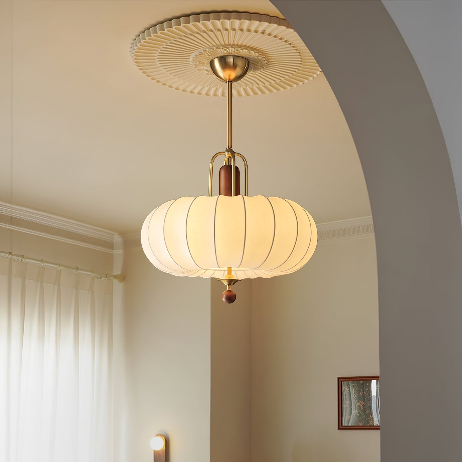 Valem Retro Gold Pendant Lamp-Neutral Decor