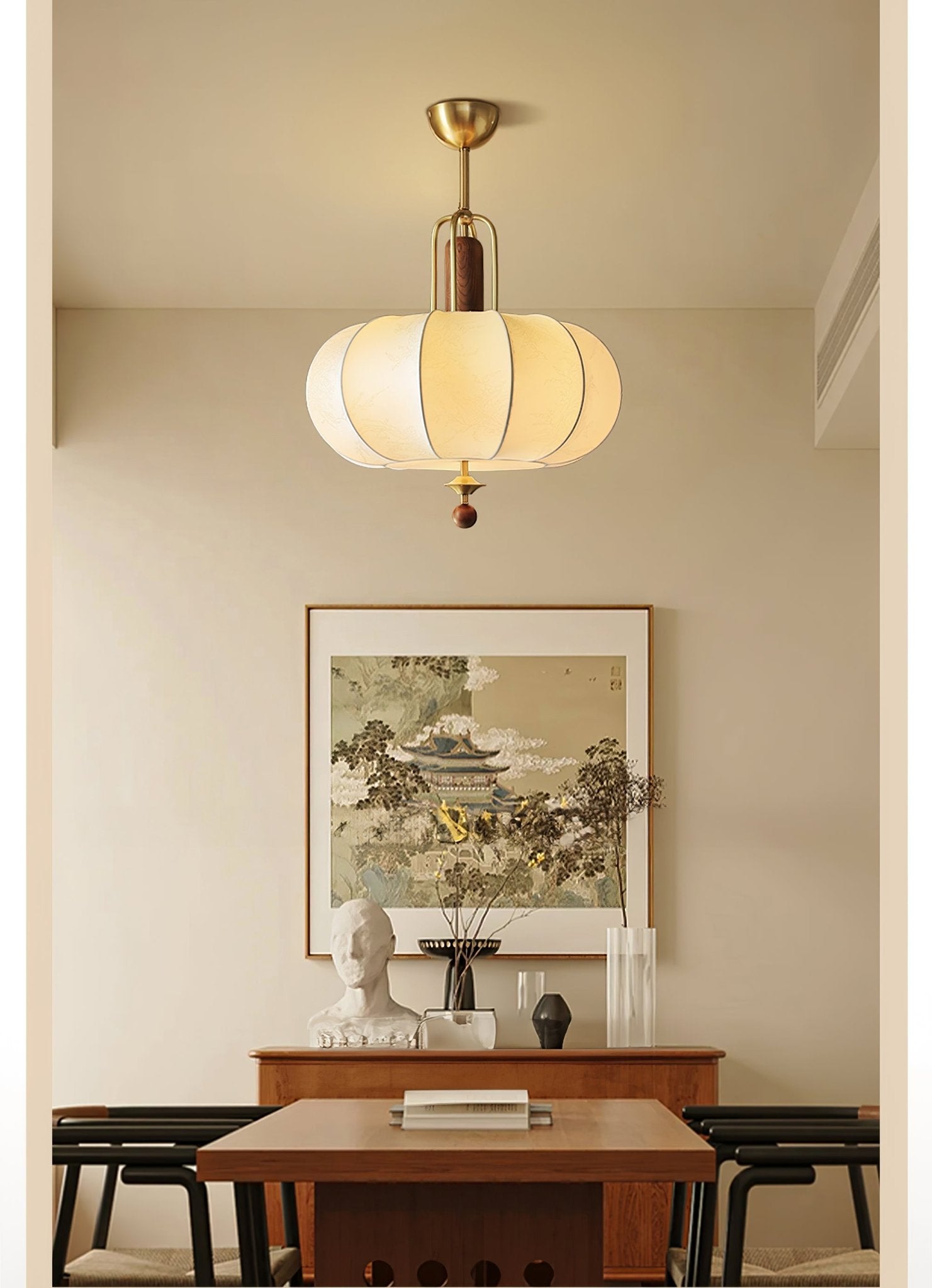 Valem Retro Gold Pendant Lamp-Neutral Decor
