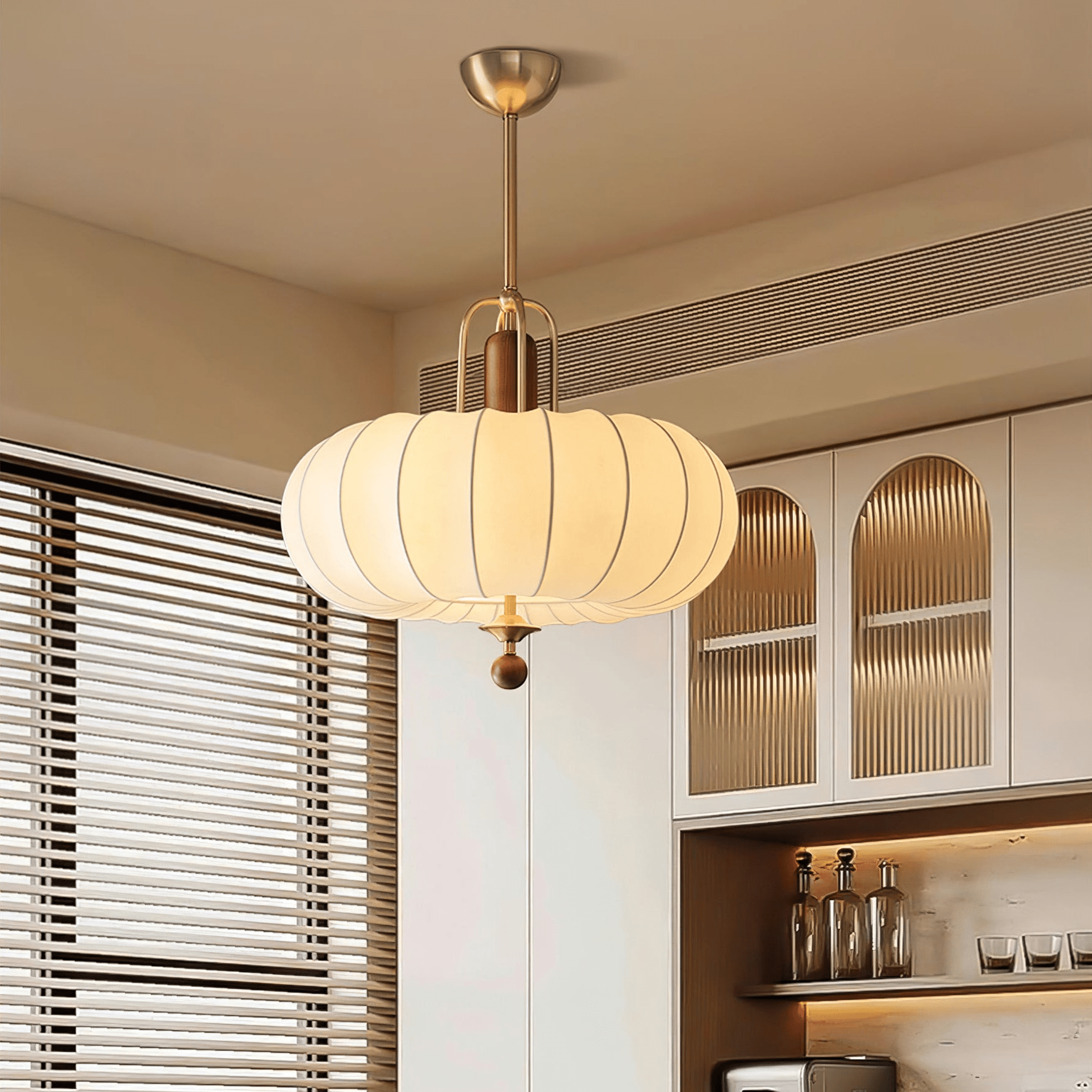 Valem Retro Gold Pendant Lamp-Neutral Decor
