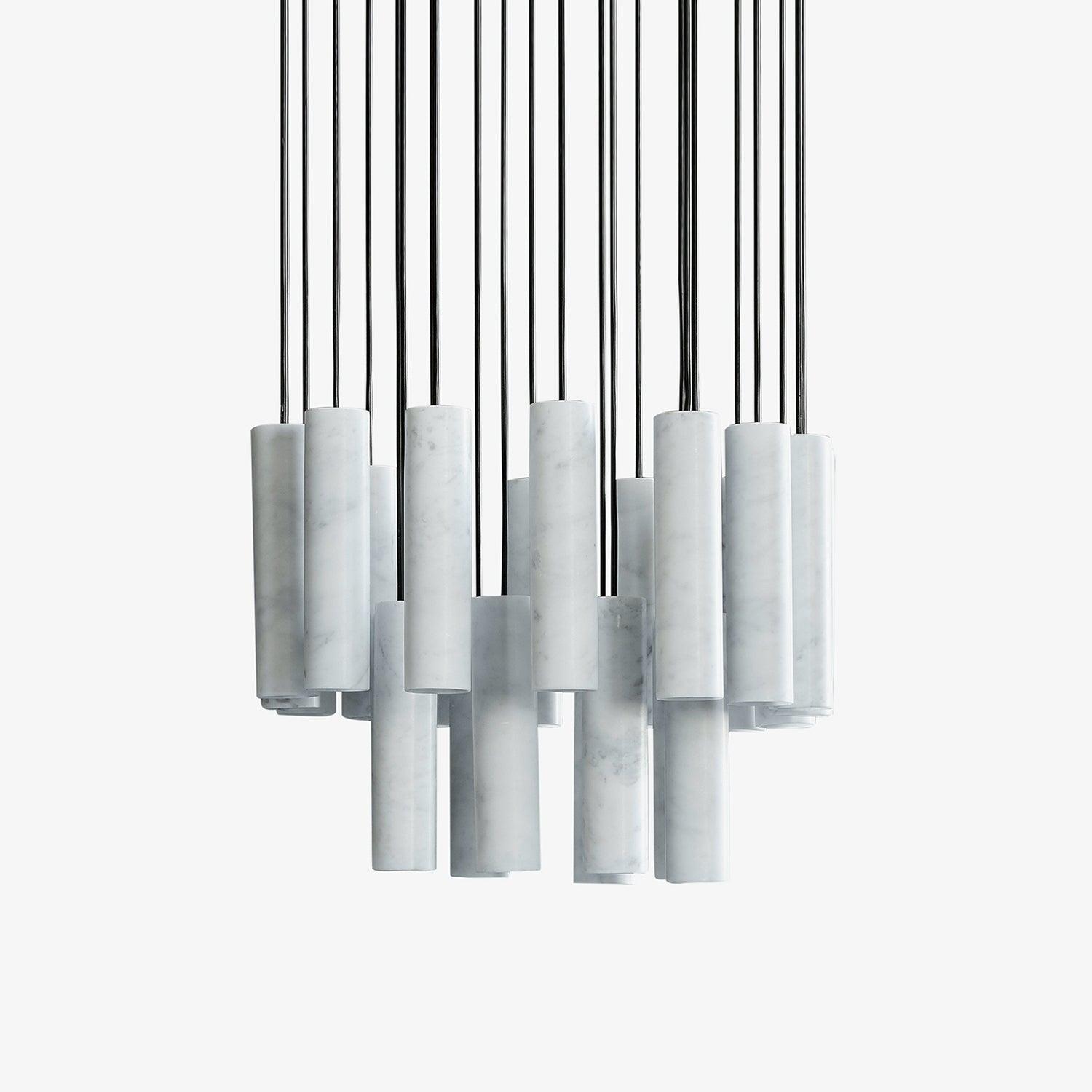 Lunexi Cluster Alabaster Pendant Light-Neutral Decor