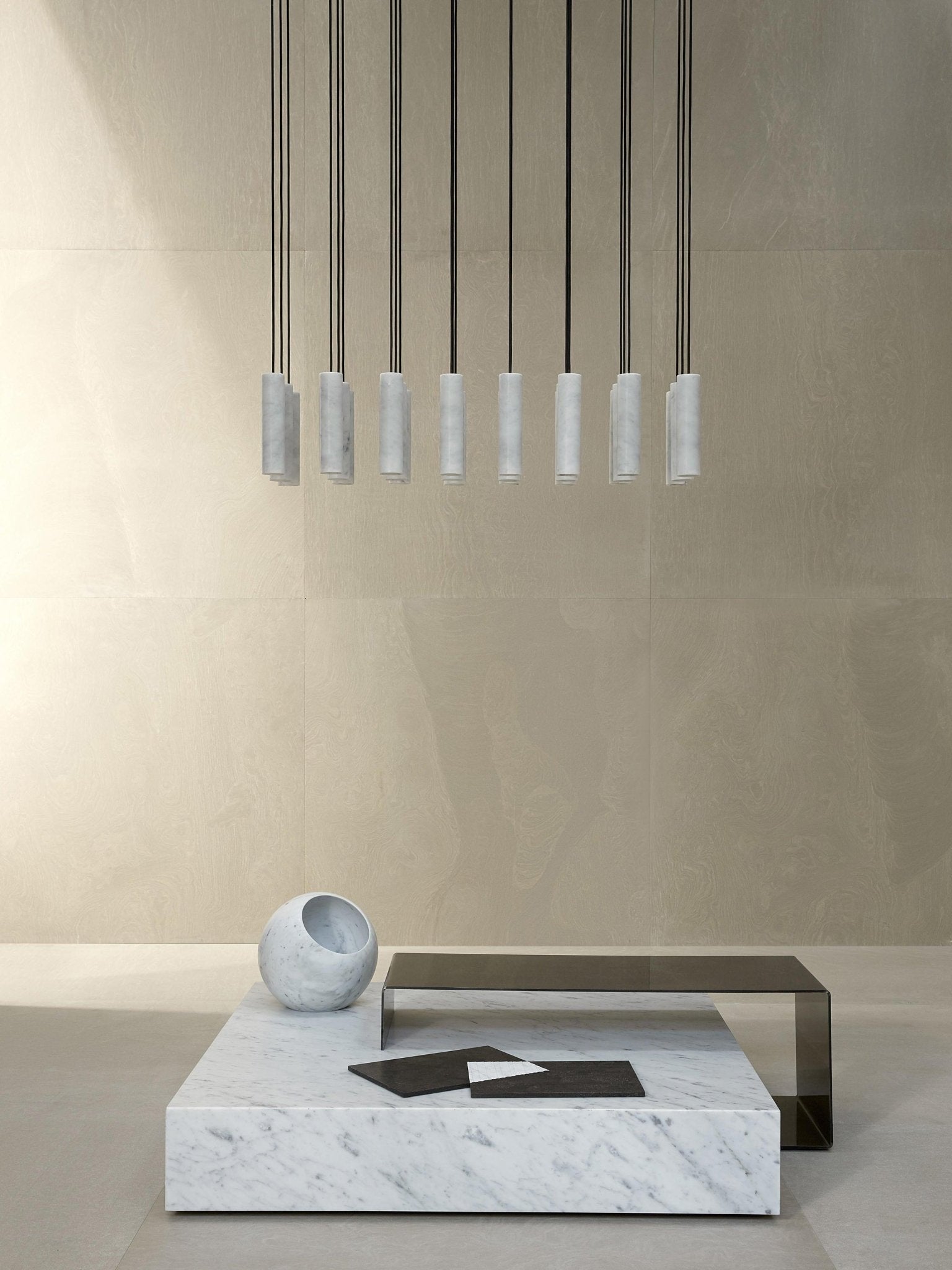 Lunexi Cluster Alabaster Pendant Light-Neutral Decor