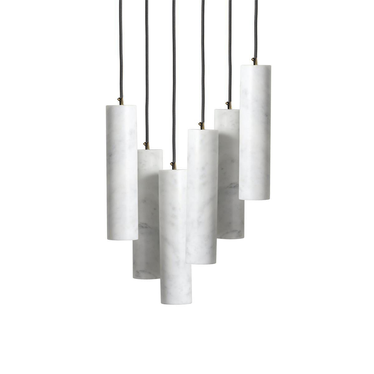 Lunexi Cluster Alabaster Pendant Light-Neutral Decor