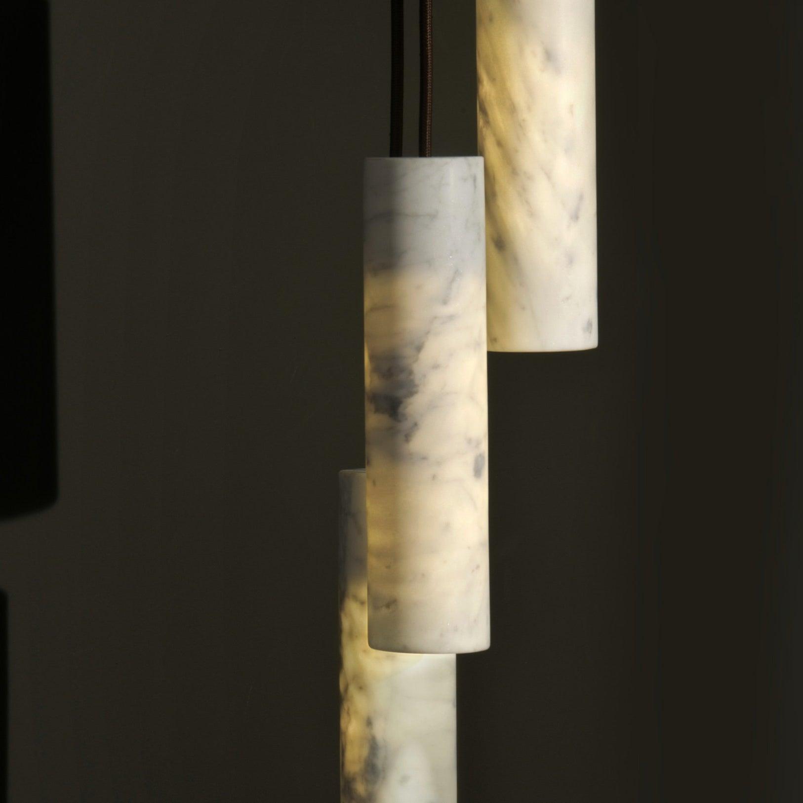 Lunexi Cluster Alabaster Pendant Light-Neutral Decor