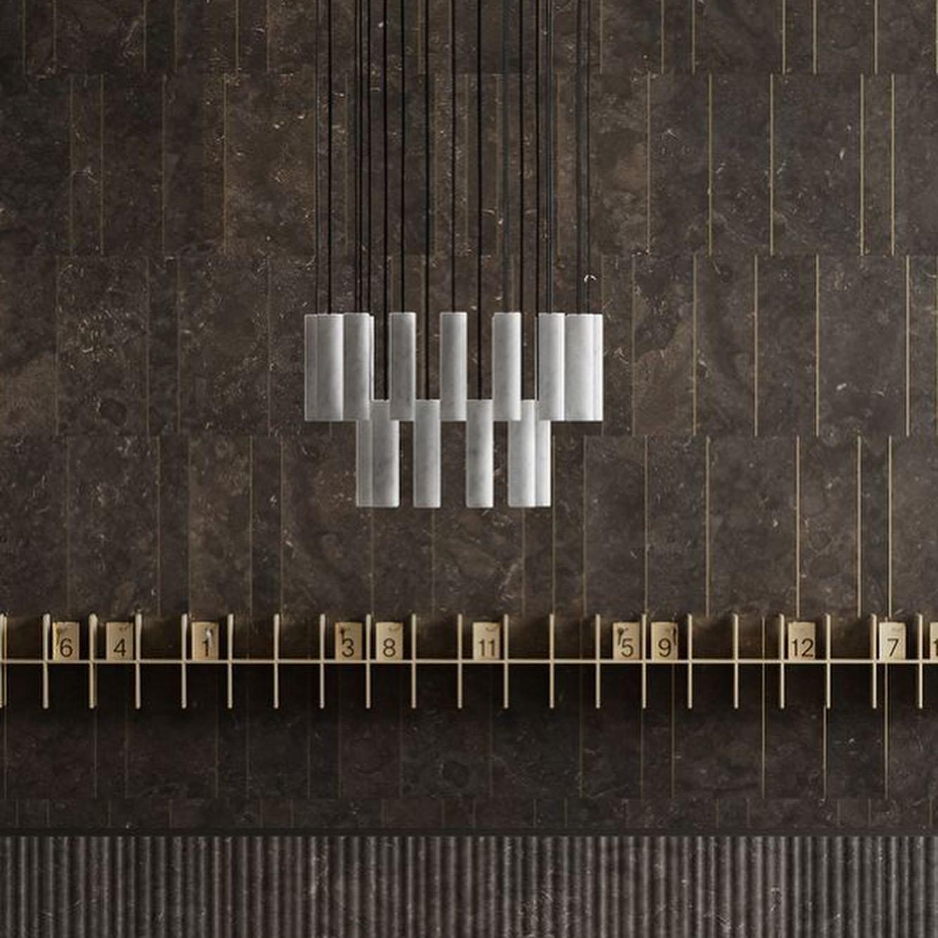 Lunexi Cluster Alabaster Pendant Light-Neutral Decor
