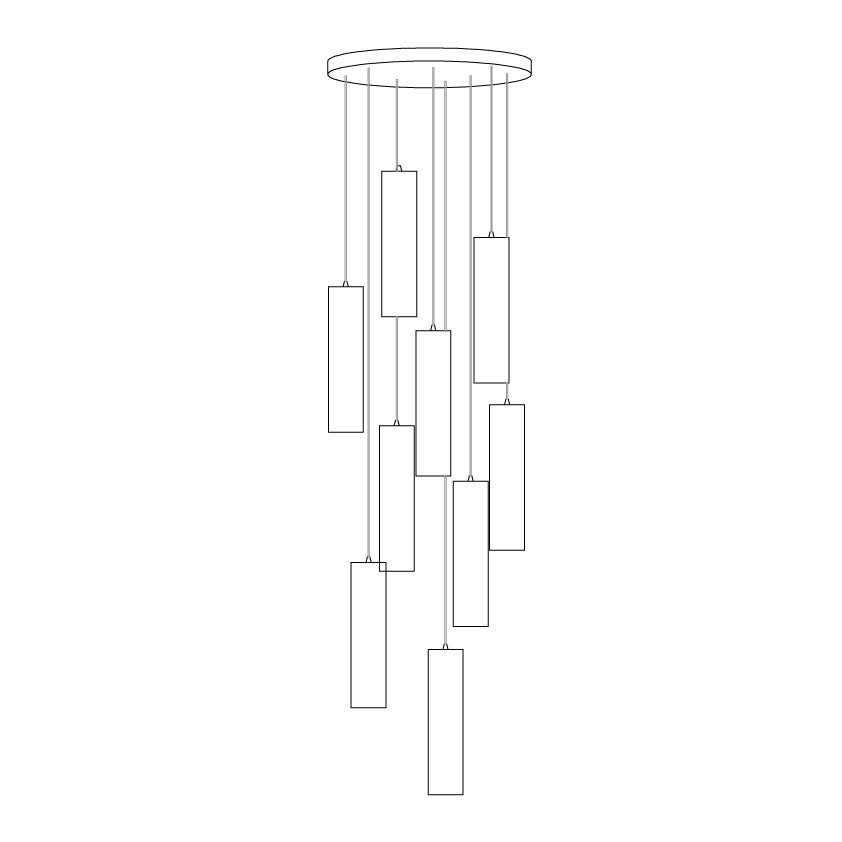 Lunexi Cluster Alabaster Pendant Light-Neutral Decor