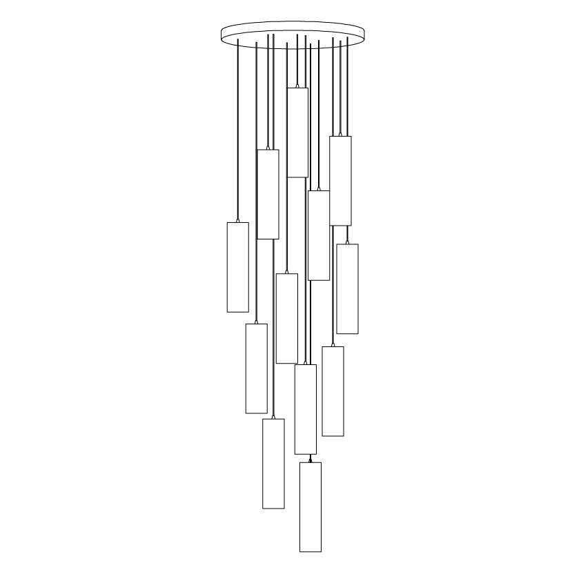 Lunexi Cluster Alabaster Pendant Light-Neutral Decor