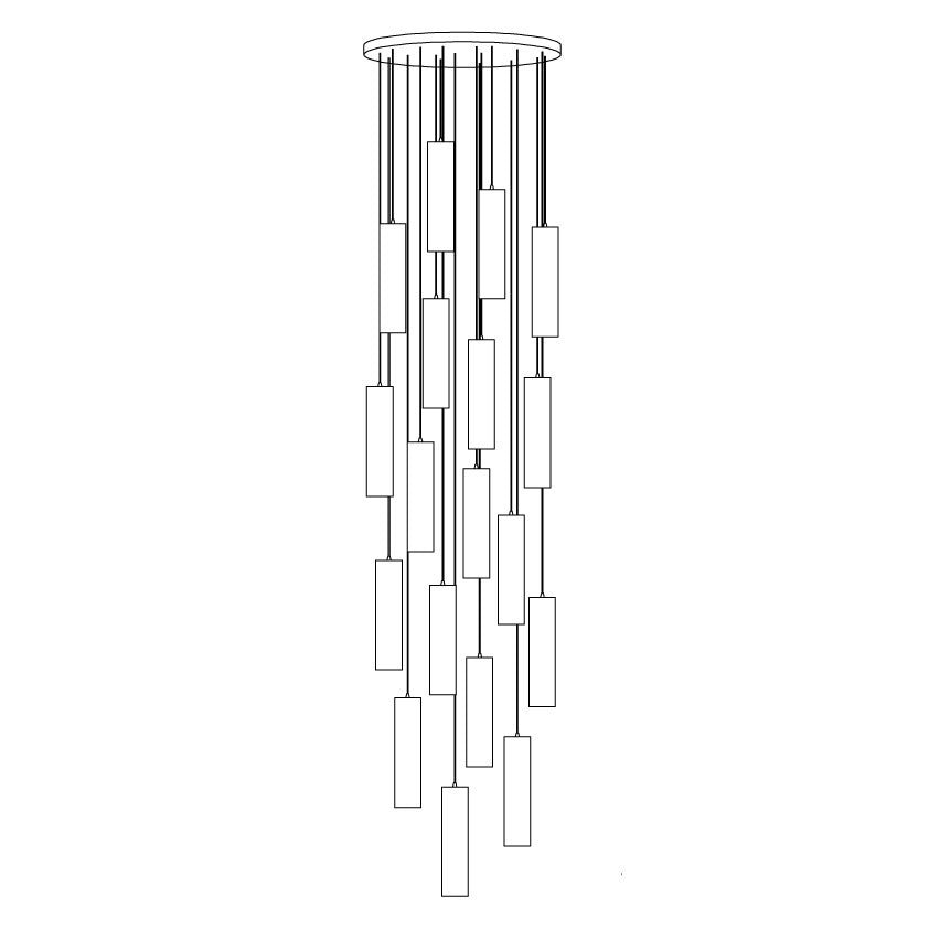 Lunexi Cluster Alabaster Pendant Light-Neutral Decor