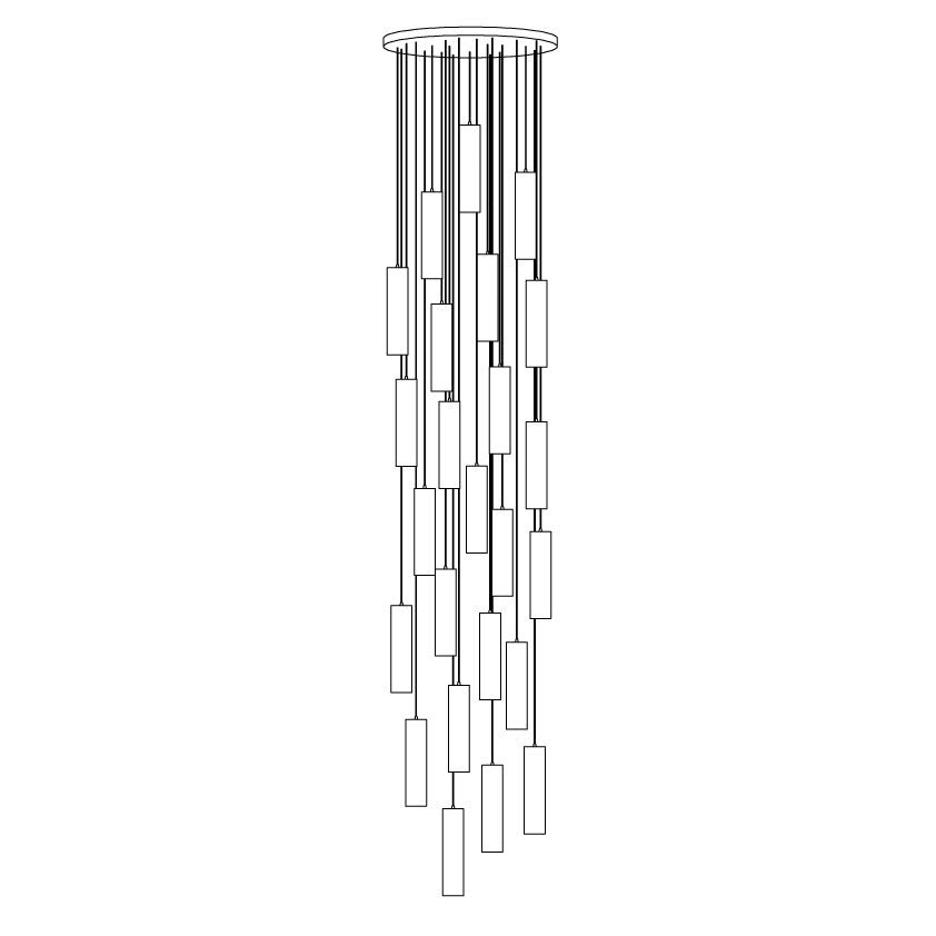 Lunexi Cluster Alabaster Pendant Light-Neutral Decor