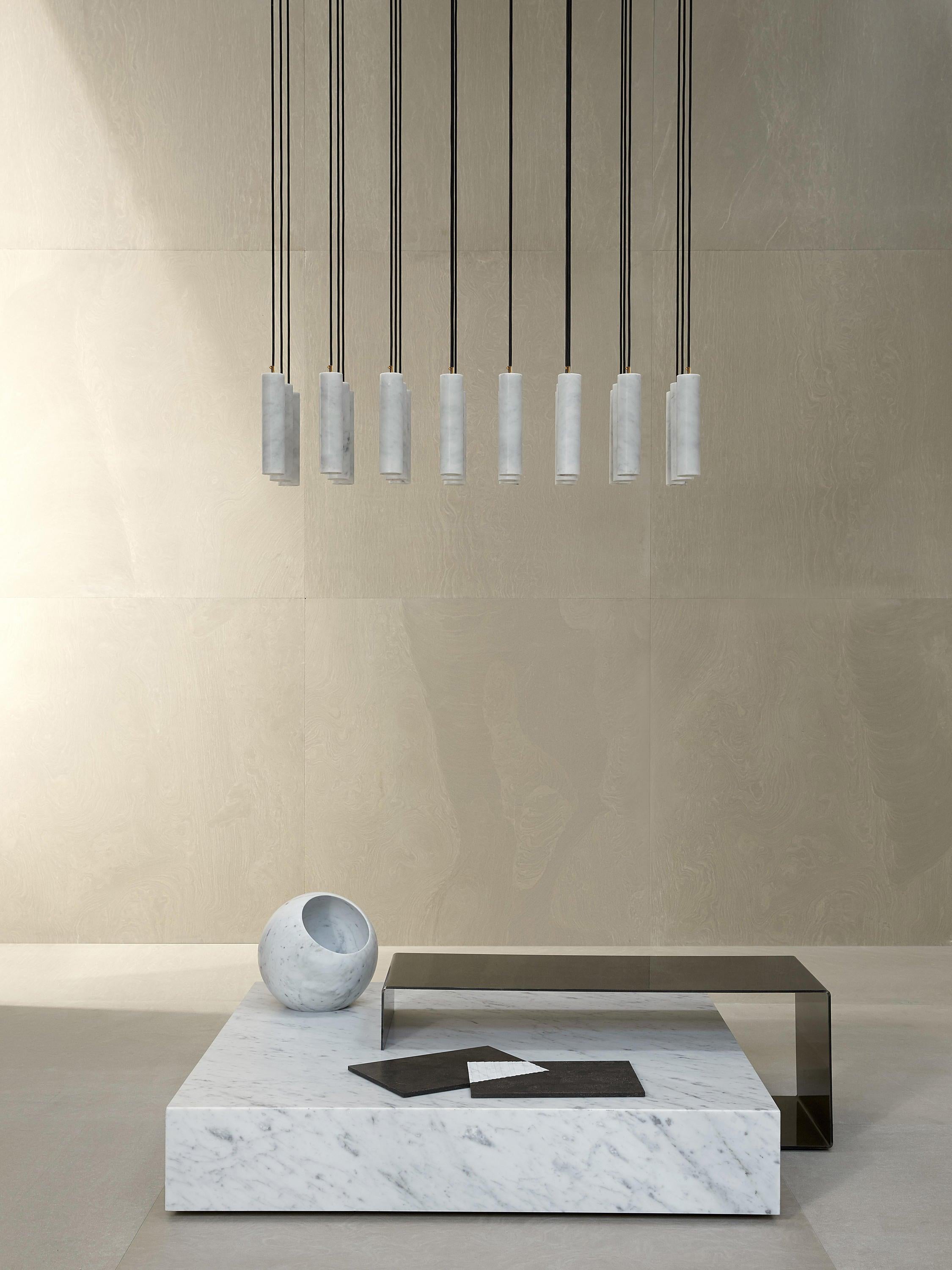 Lunexi Cluster Alabaster Pendant Light-Neutral Decor