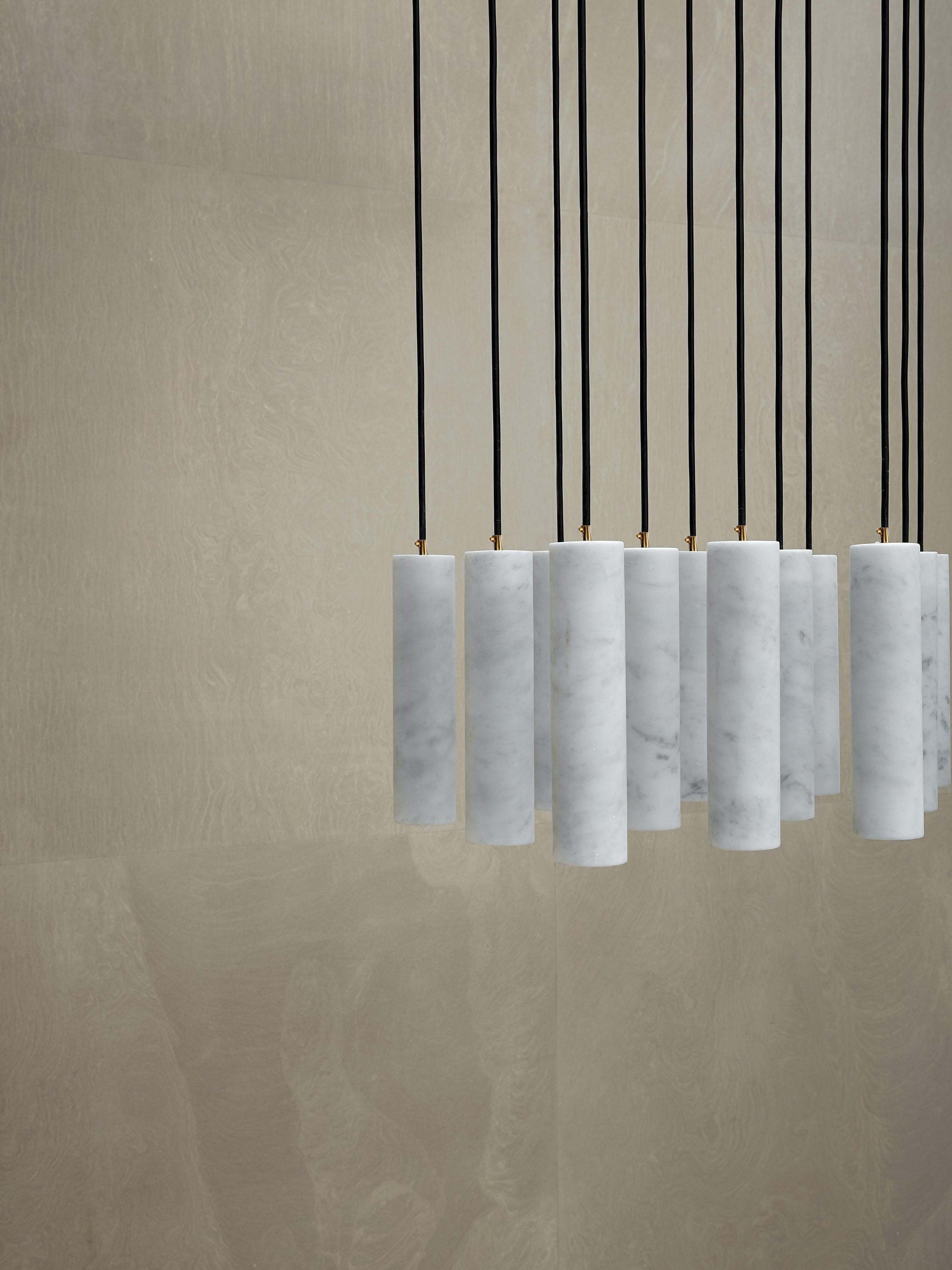 Lunexi Cluster Alabaster Pendant Light-Neutral Decor