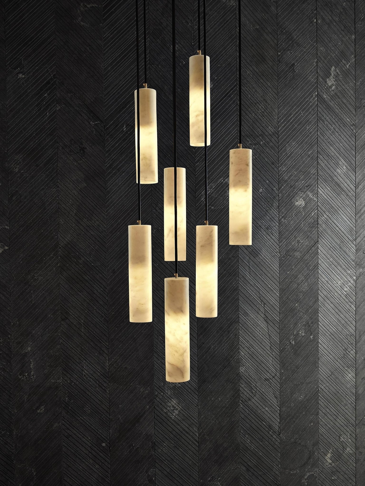 Lunexi Cluster Alabaster Pendant Light-Neutral Decor