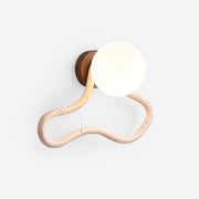 Ritta Cute Wall Lamp  Travertine Wave-like
