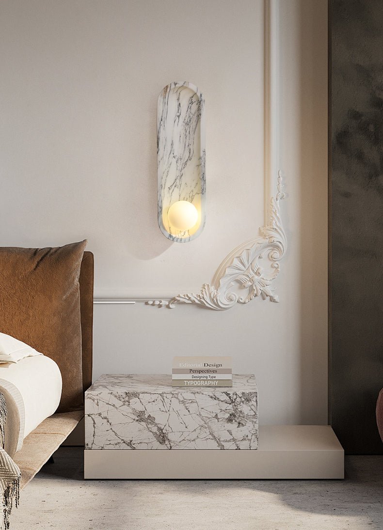 Pith Elegant Metal Wall Lamp-Neutral Decor