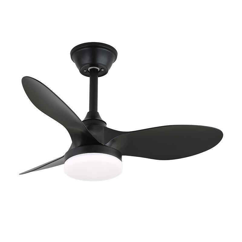 Arden Minimalist Black Wood Ceiling Fan Light-Neutral Decor