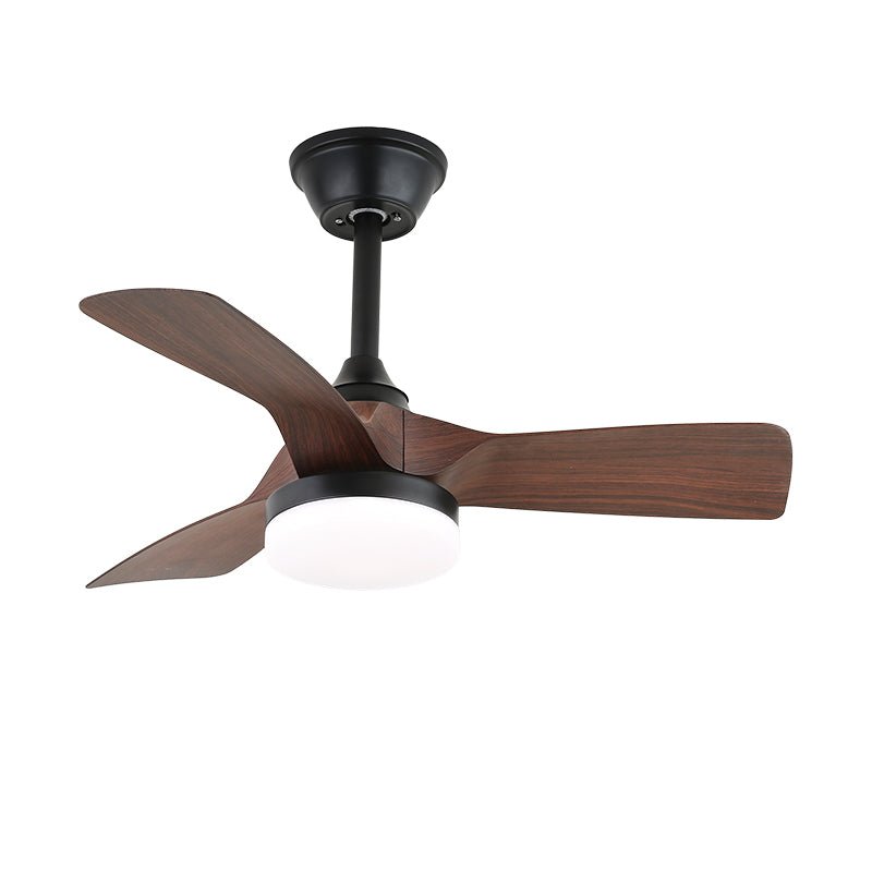 Arden Minimalist Black Wood Ceiling Fan Light-Neutral Decor