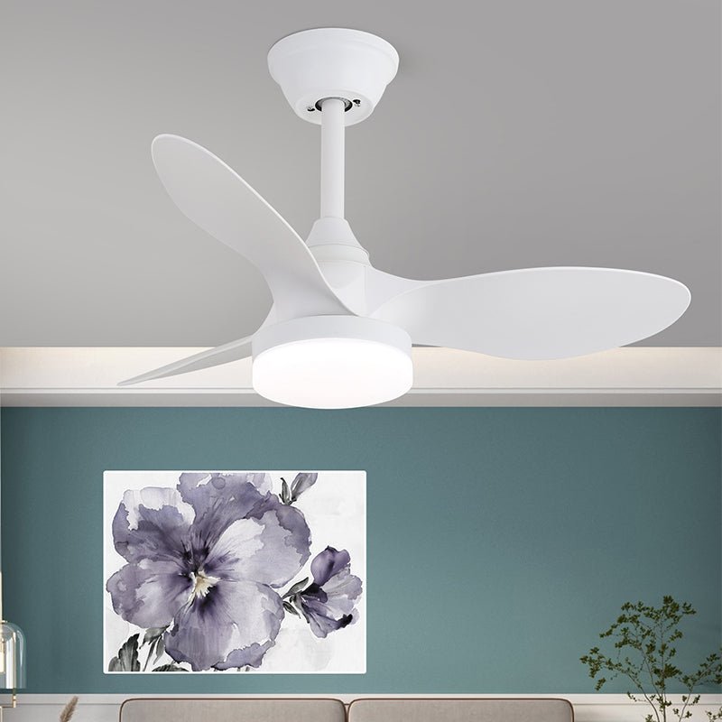 Arden Minimalist Black Wood Ceiling Fan Light-Neutral Decor