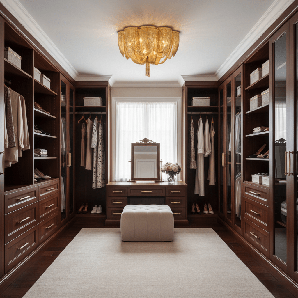 Chain Tassel Ceiling Light-Neutral Decor
