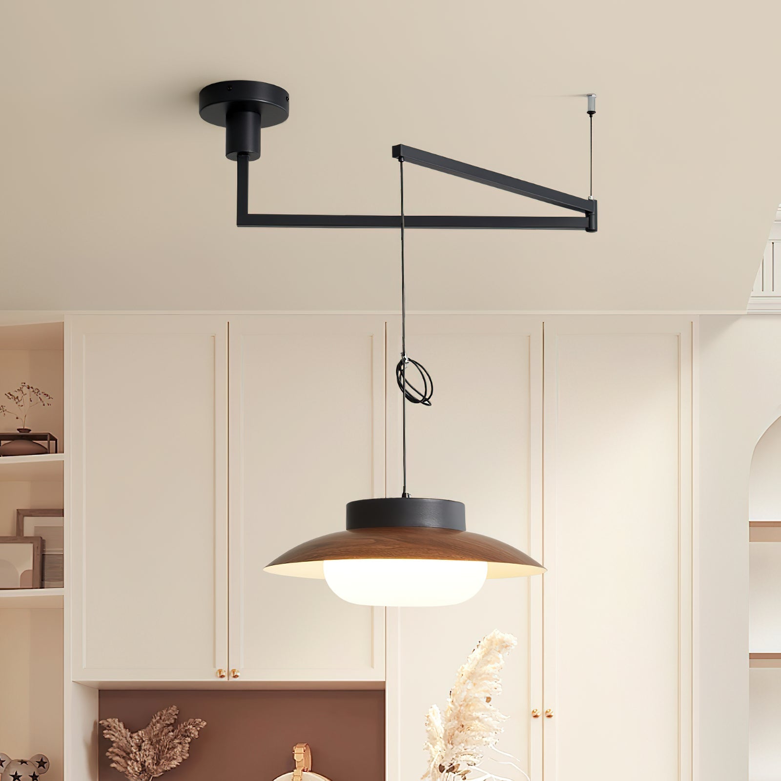 Sterling Swing Arm Pendant Lamp