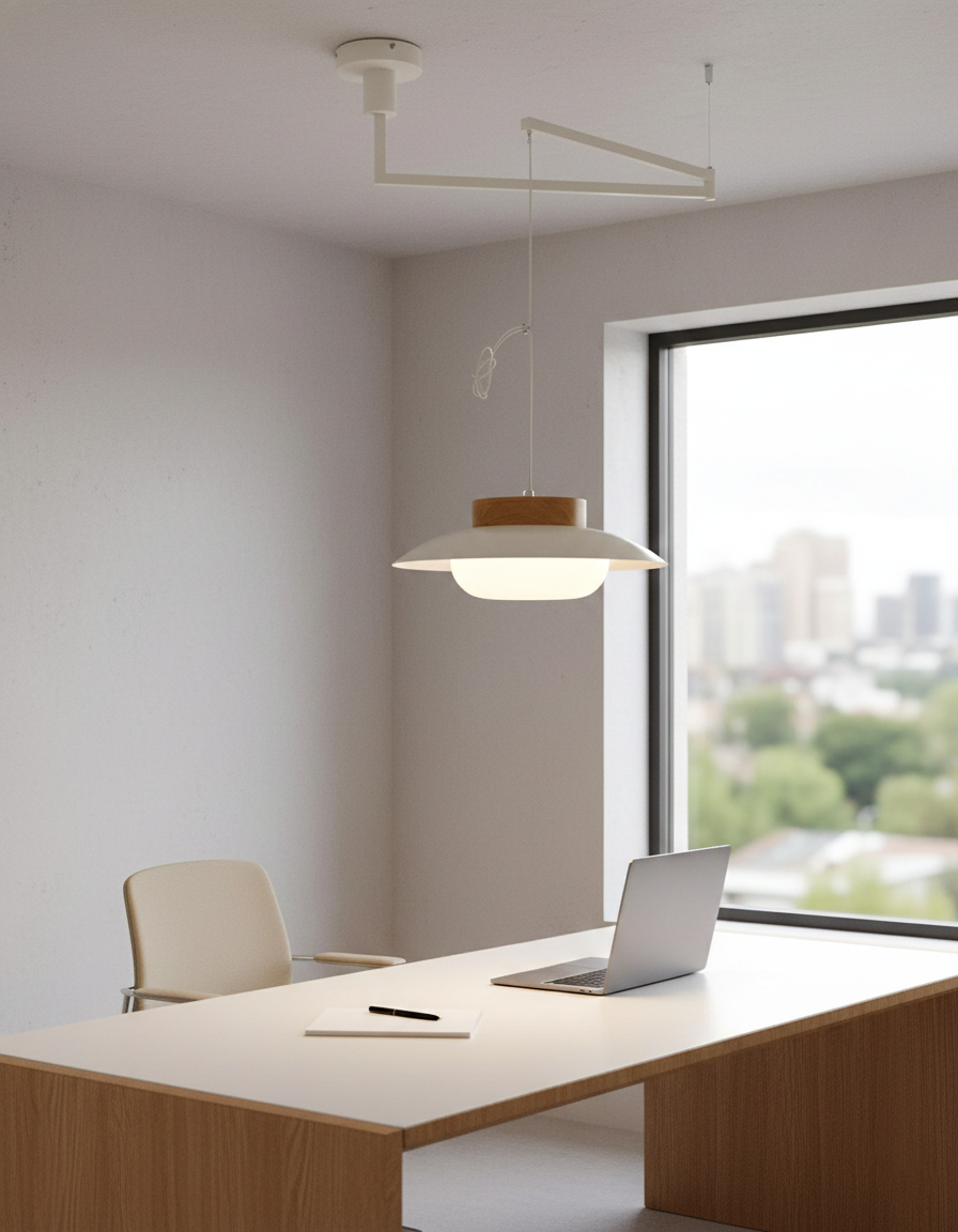 Sterling Swing Arm Pendant Lamp