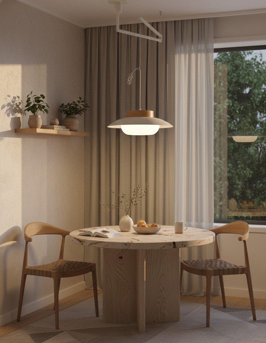 Sterling Swing Arm Pendant Lamp