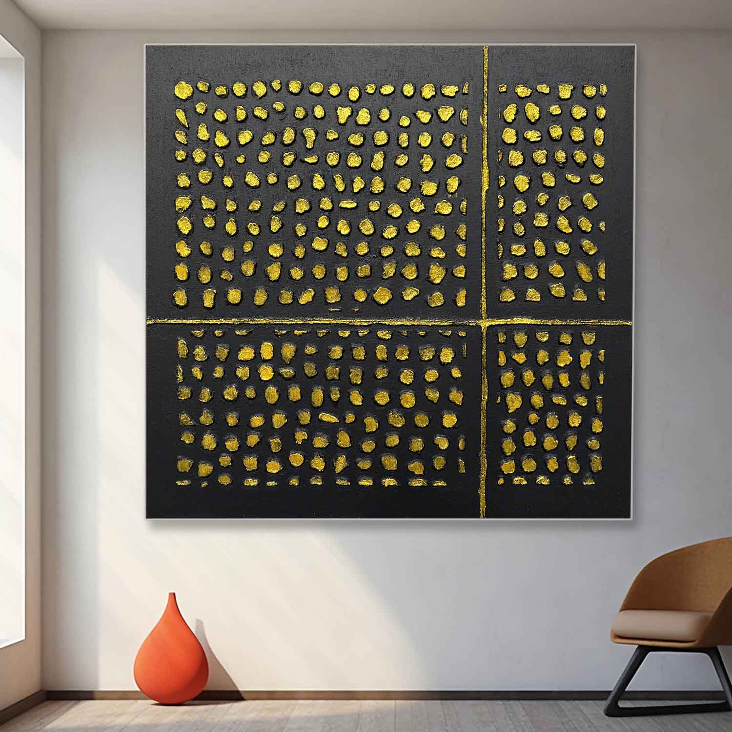 Plaster Art Texture Painting SG275 - Neutralighting