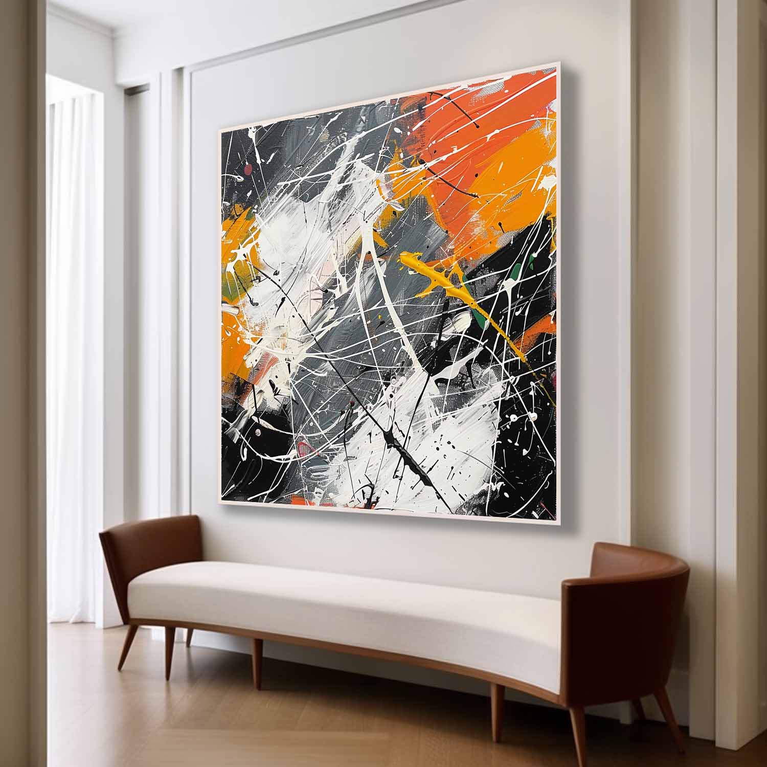Abstract Expressionist Art AEA009 - Neutralighting