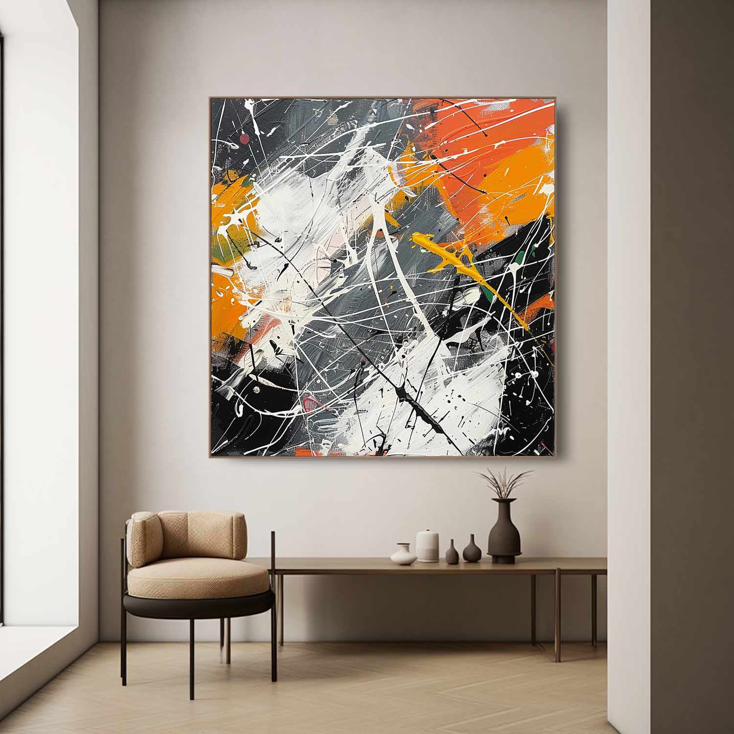 Abstract Expressionist Art AEA009 - Neutralighting