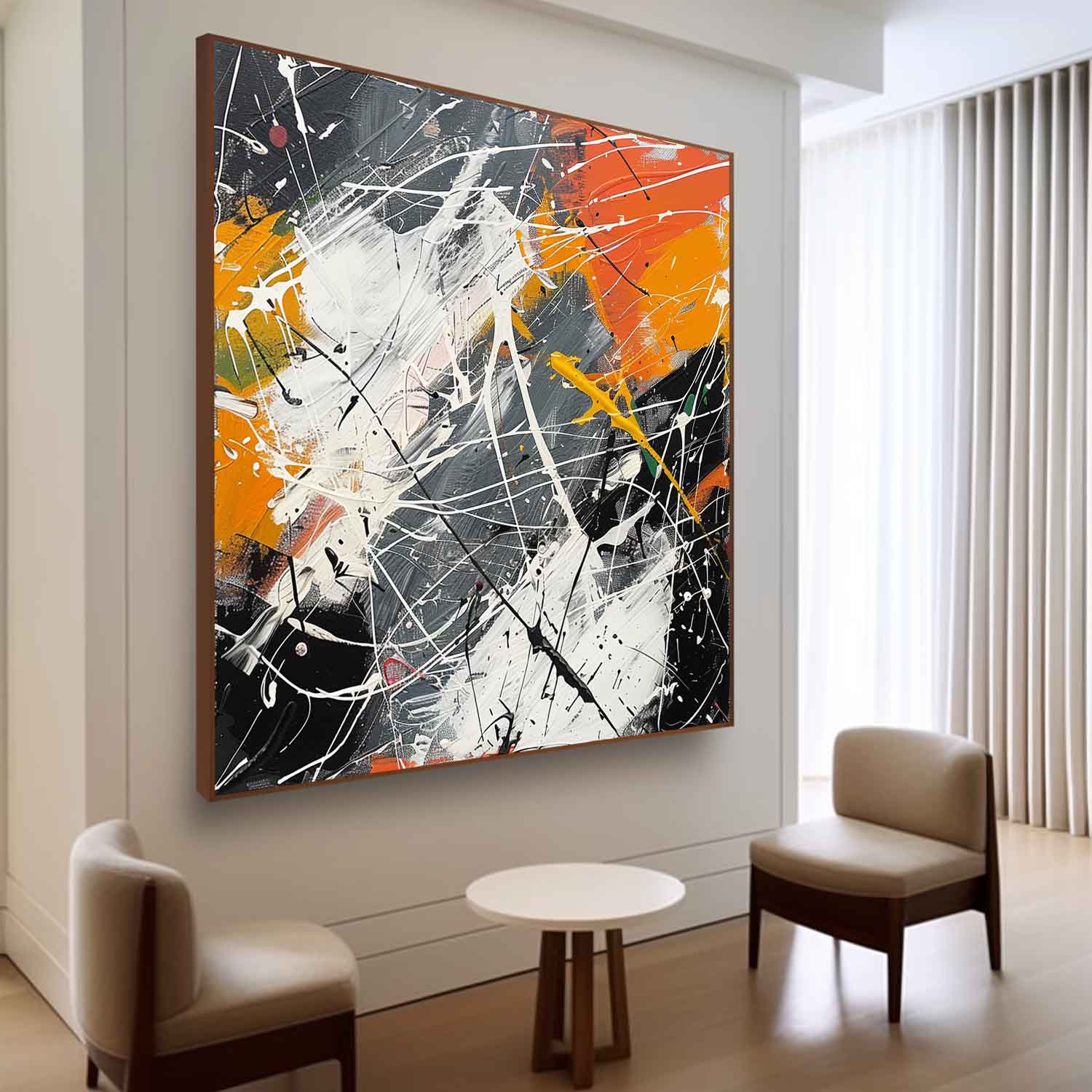 Abstract Expressionist Art AEA009 - Neutralighting