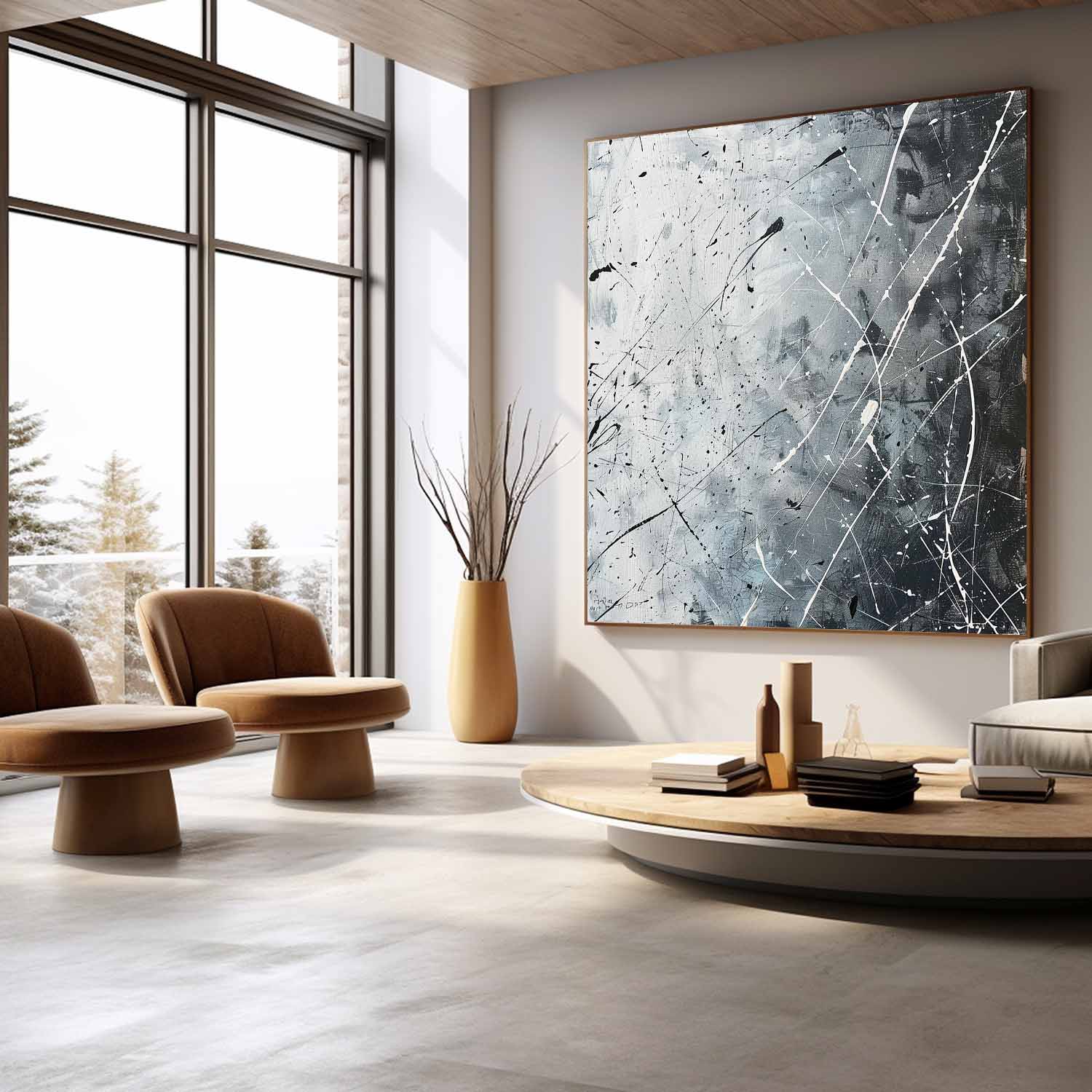 Abstract Expressionist Art AEA032 - Neutralighting