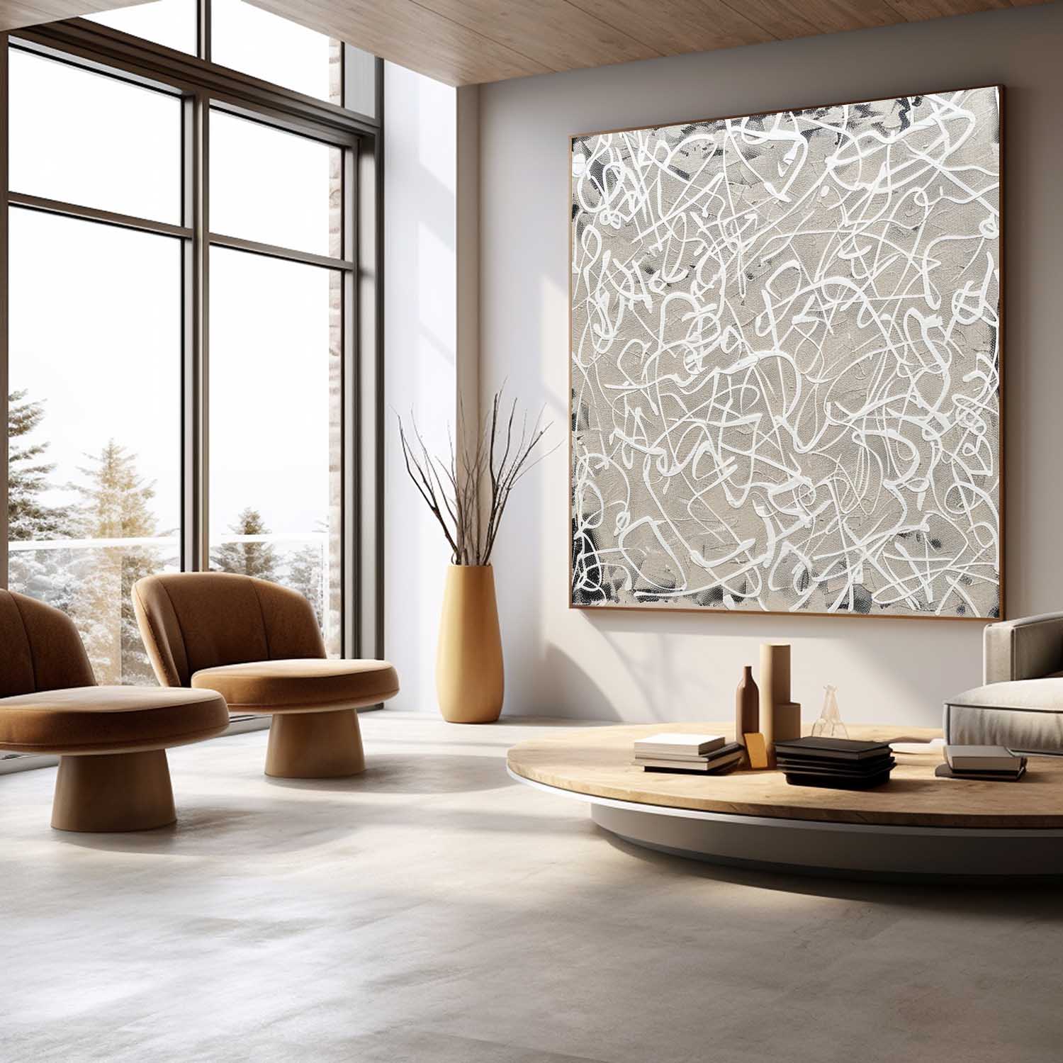 Abstract Expressionist Art AEA038 - Neutralighting