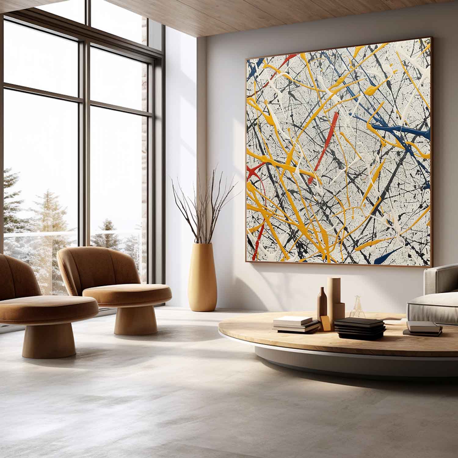 Abstract Expressionist Art AEA044 - Neutralighting