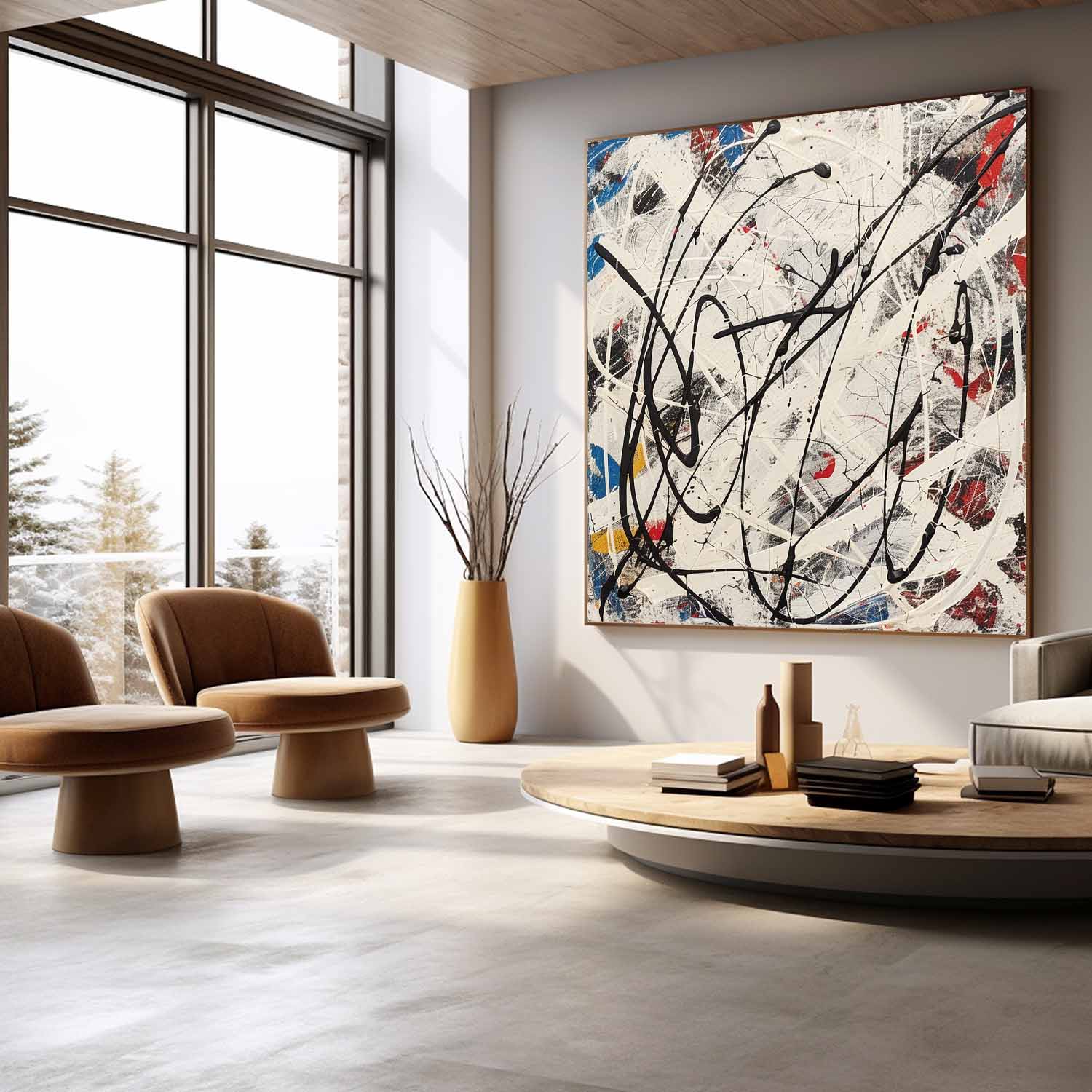 Abstract Expressionist Art AEA041 - Neutralighting