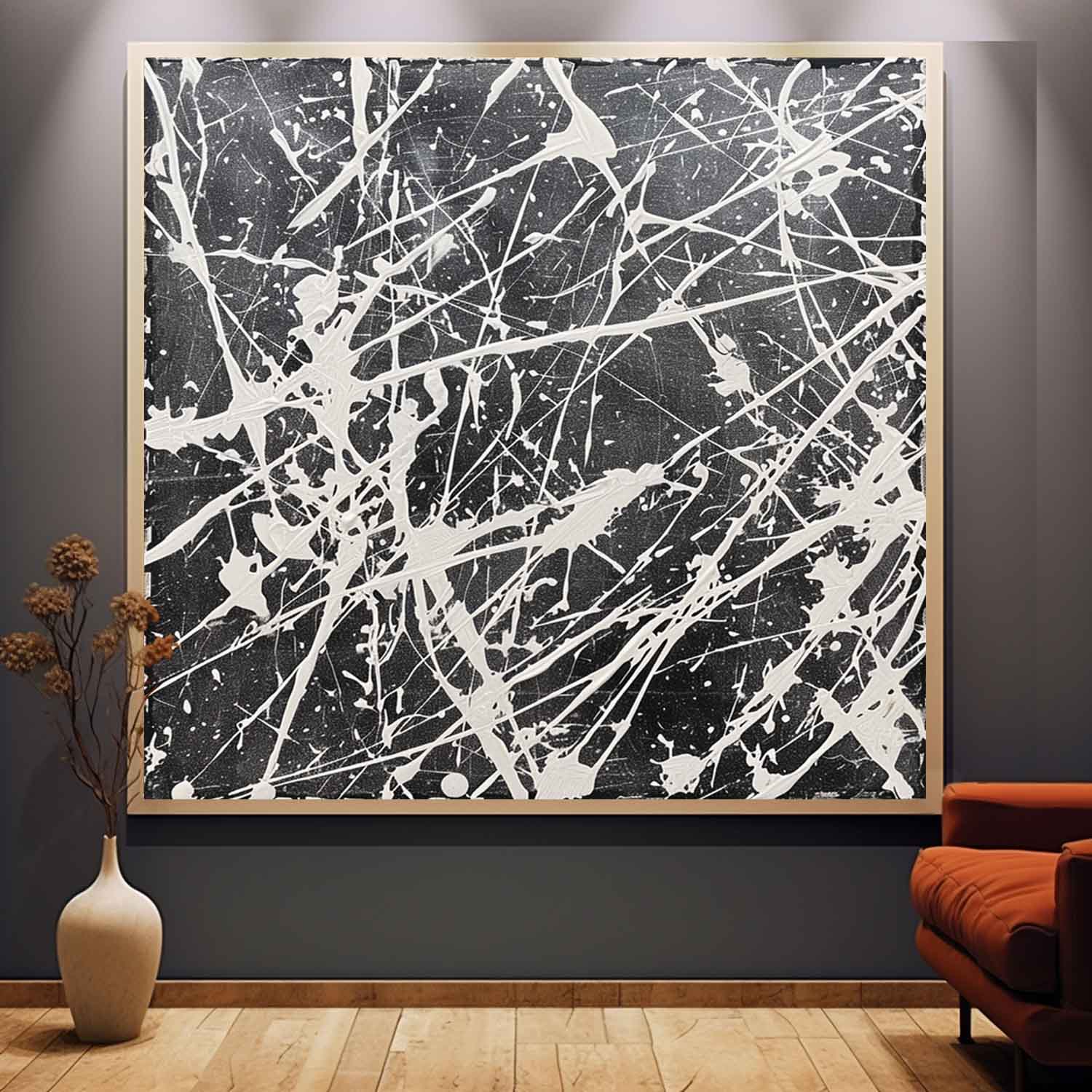 Abstract Expressionist Art AEA040 - Neutralighting