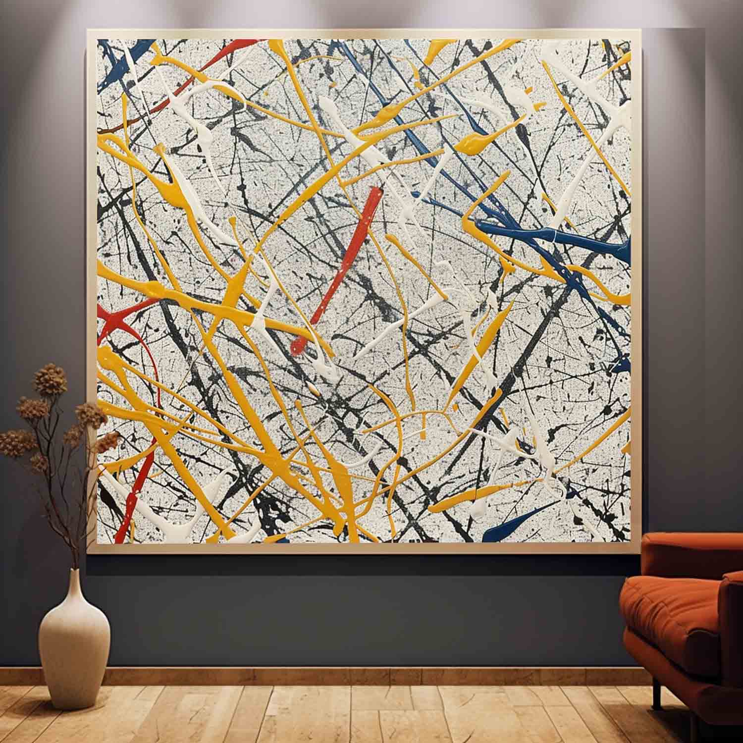 Abstract Expressionist Art AEA044 - Neutralighting