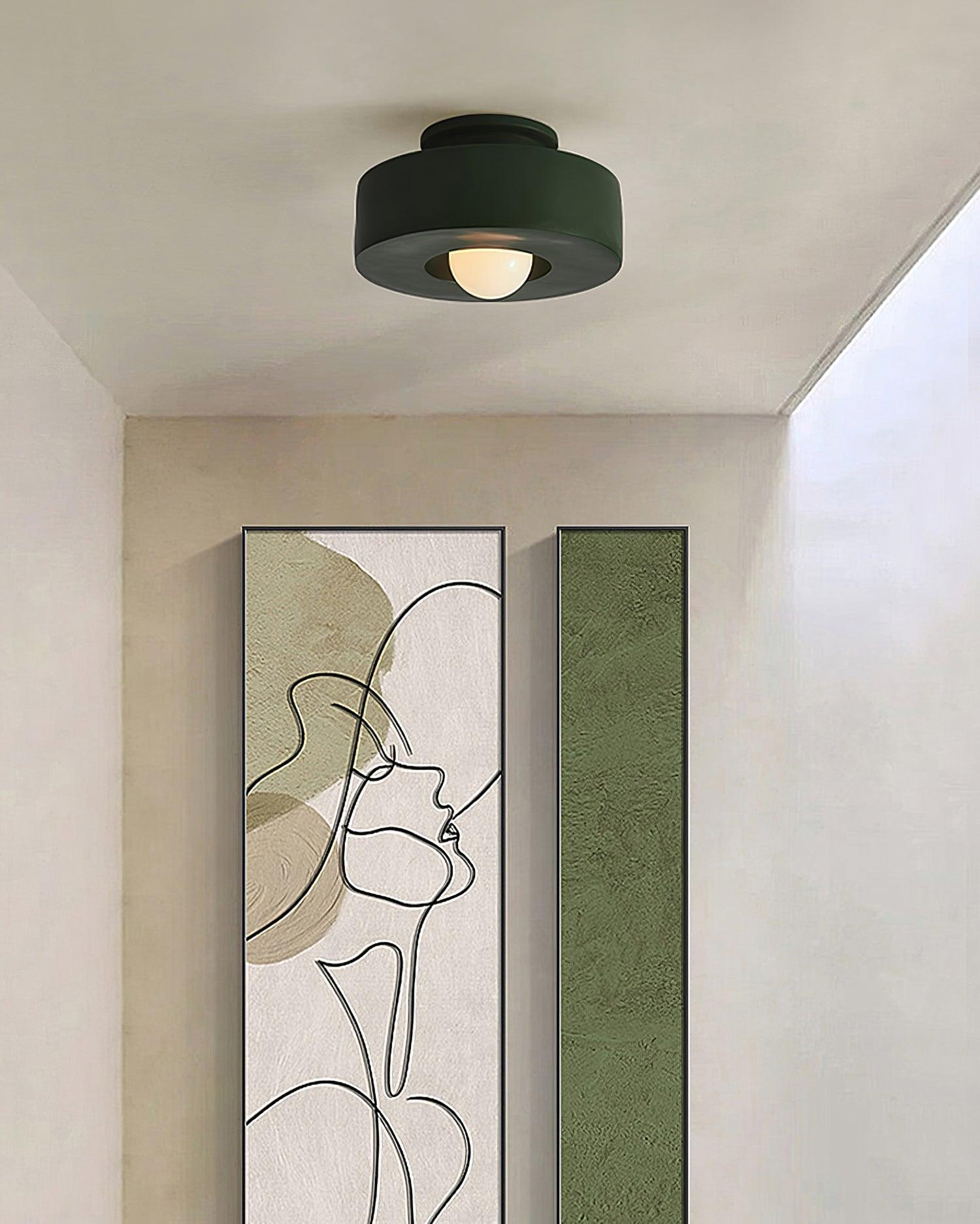 Lustra Ceiling Lamp Simon Resin Cylindrical-Neutral Decor