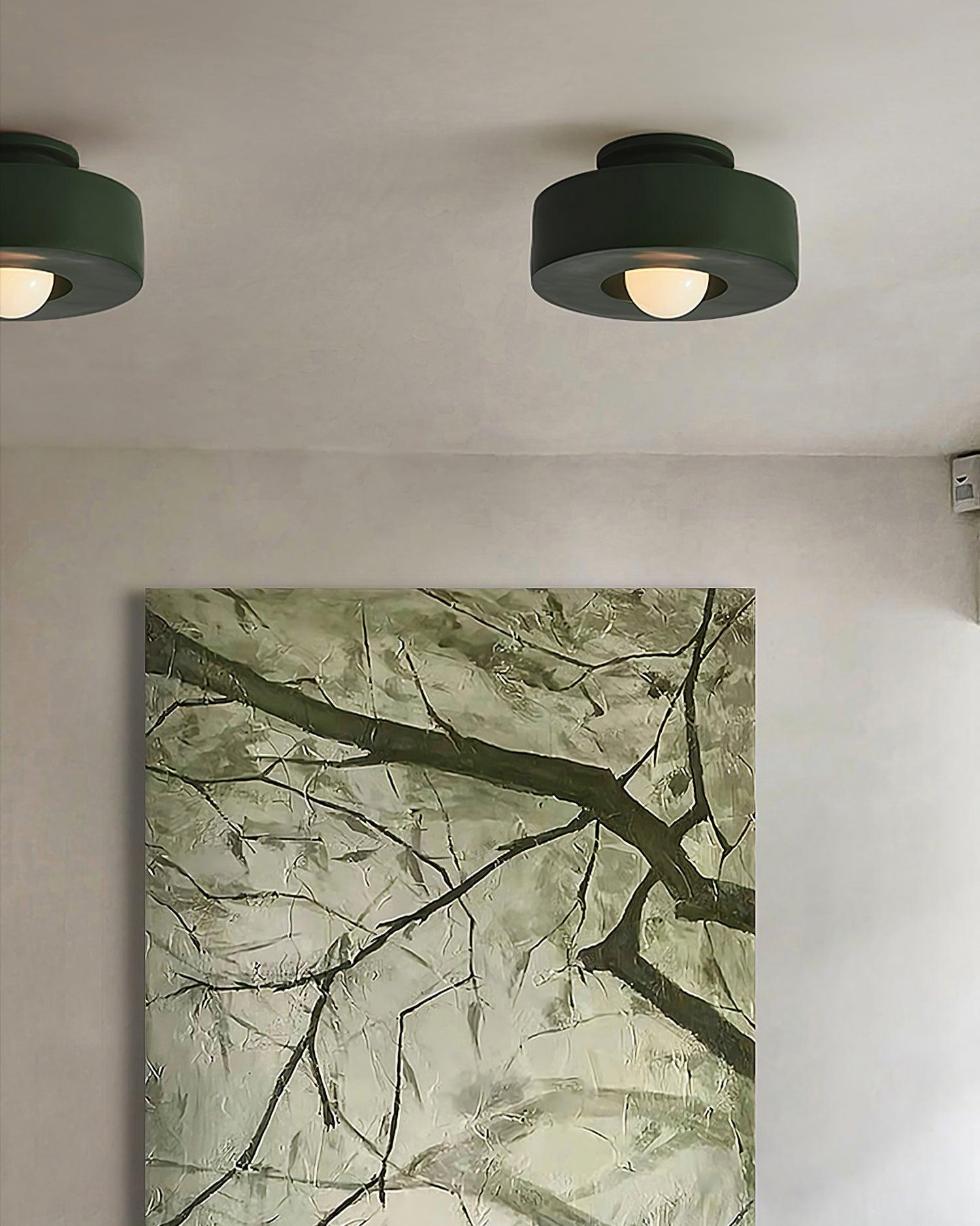 Lustra Ceiling Lamp Simon Resin Cylindrical-Neutral Decor