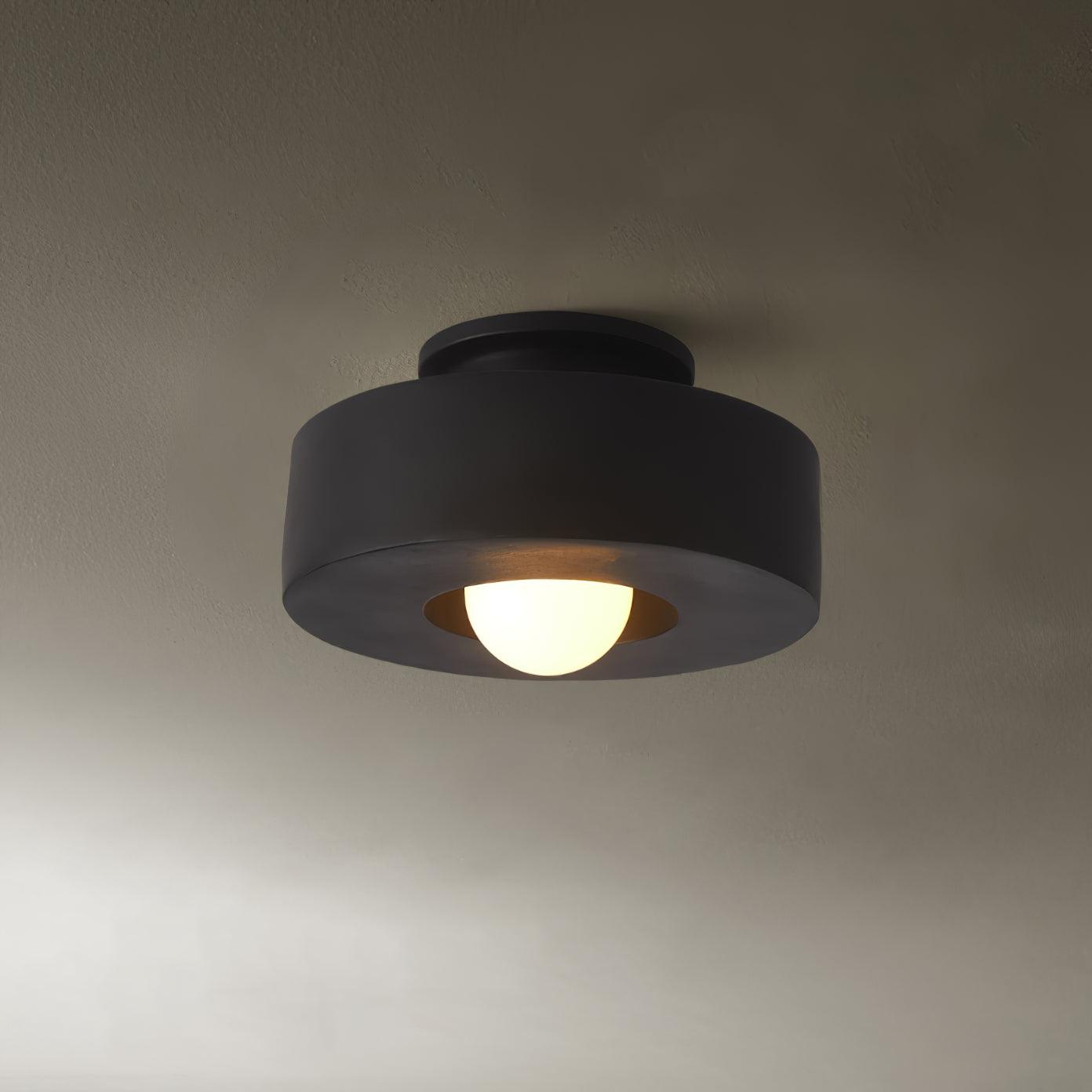 Lustra Ceiling Lamp Simon Resin Cylindrical-Neutral Decor