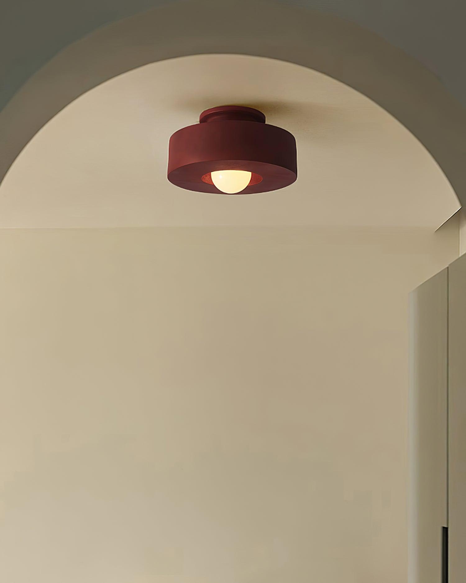 Lustra Ceiling Lamp Simon Resin Cylindrical-Neutral Decor