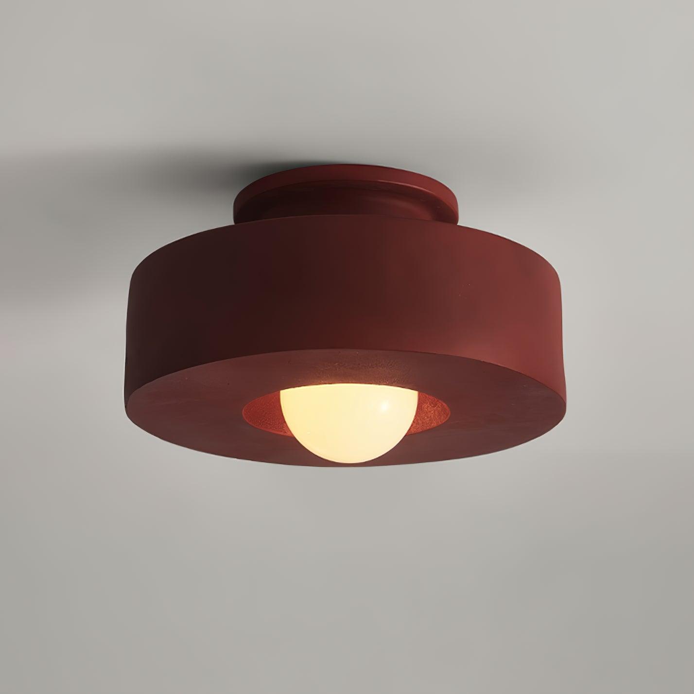 Lustra Ceiling Lamp Simon Resin Cylindrical-Neutral Decor
