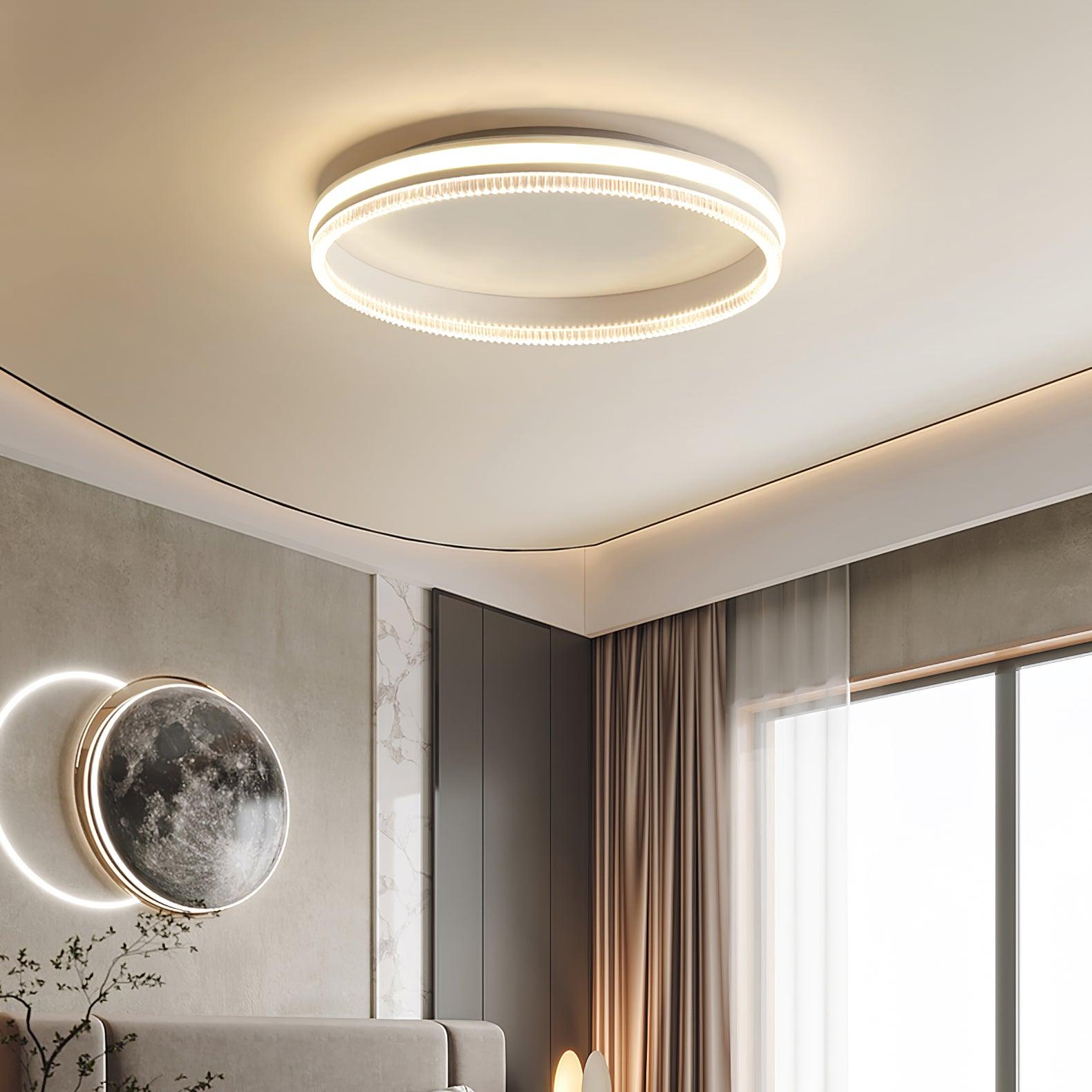 Eclipse Modern Acrylic Ceiling Light-Neutral Decor