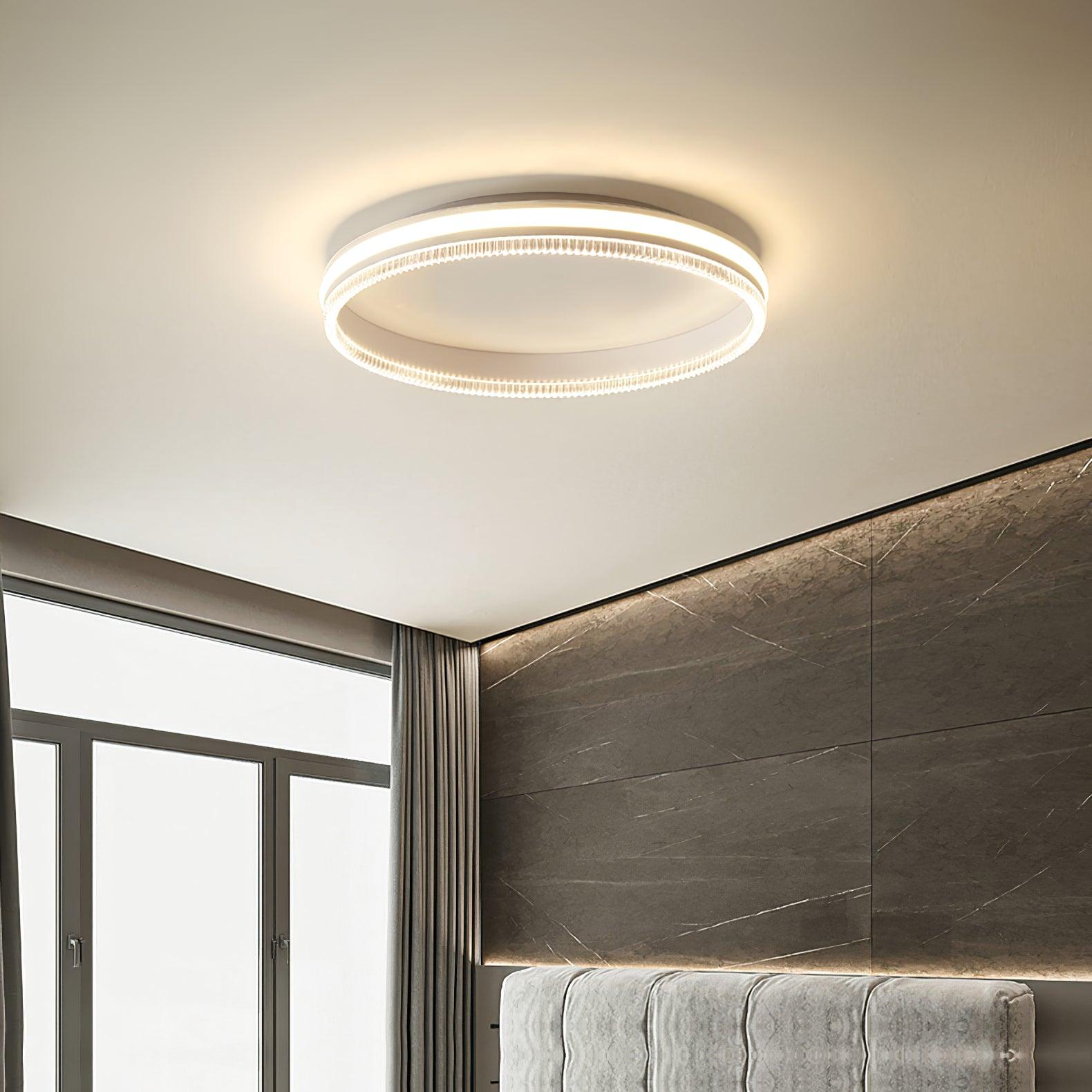 Eclipse Modern Acrylic Ceiling Light-Neutral Decor