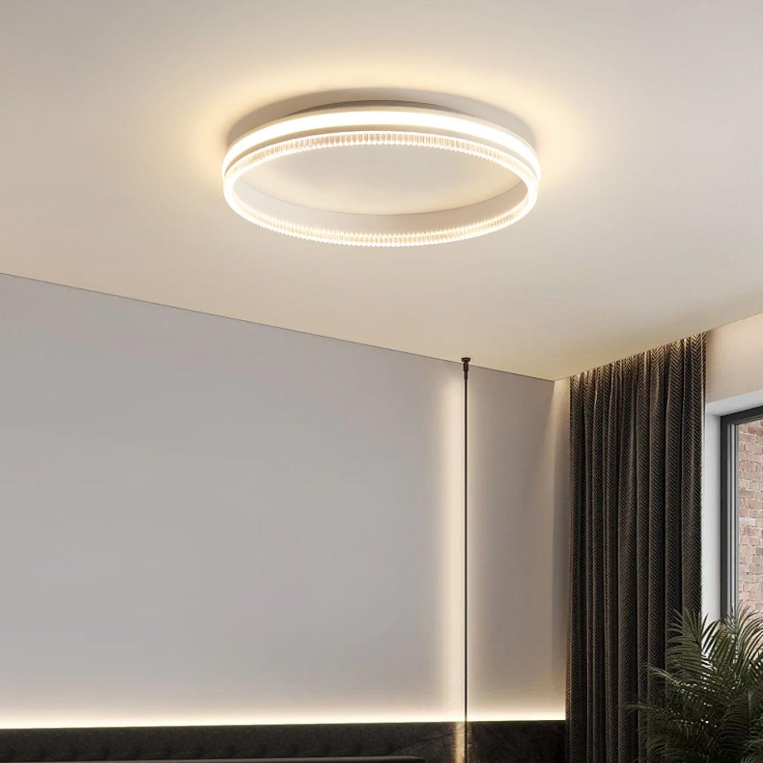 Eclipse Modern Acrylic Ceiling Light-Neutral Decor
