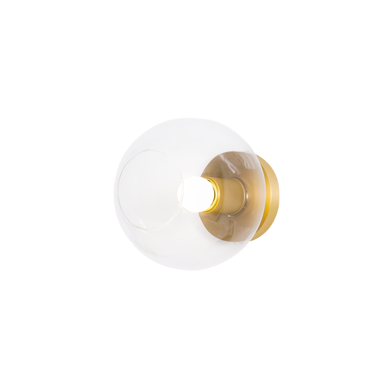 Elthyn Ceiling Lamp Cone Glass Brass Minimalist Industrial-Neutral Decor