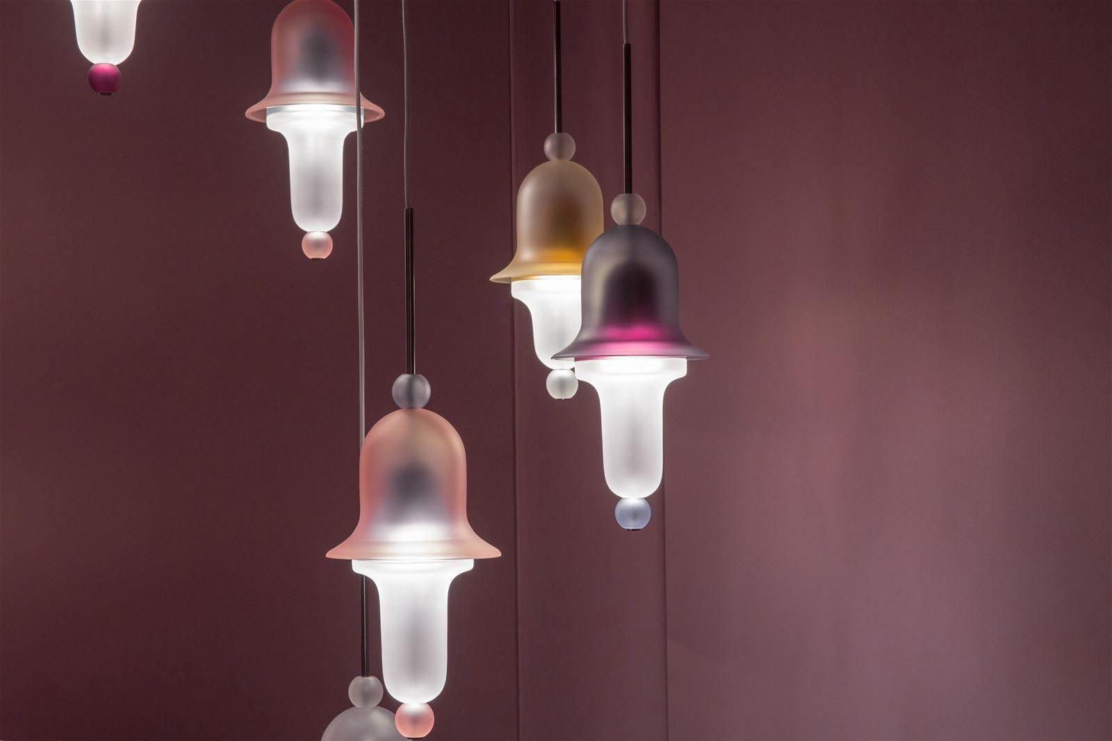 Calaeus Nordic Art Glass Pendant Light-Neutral Decor