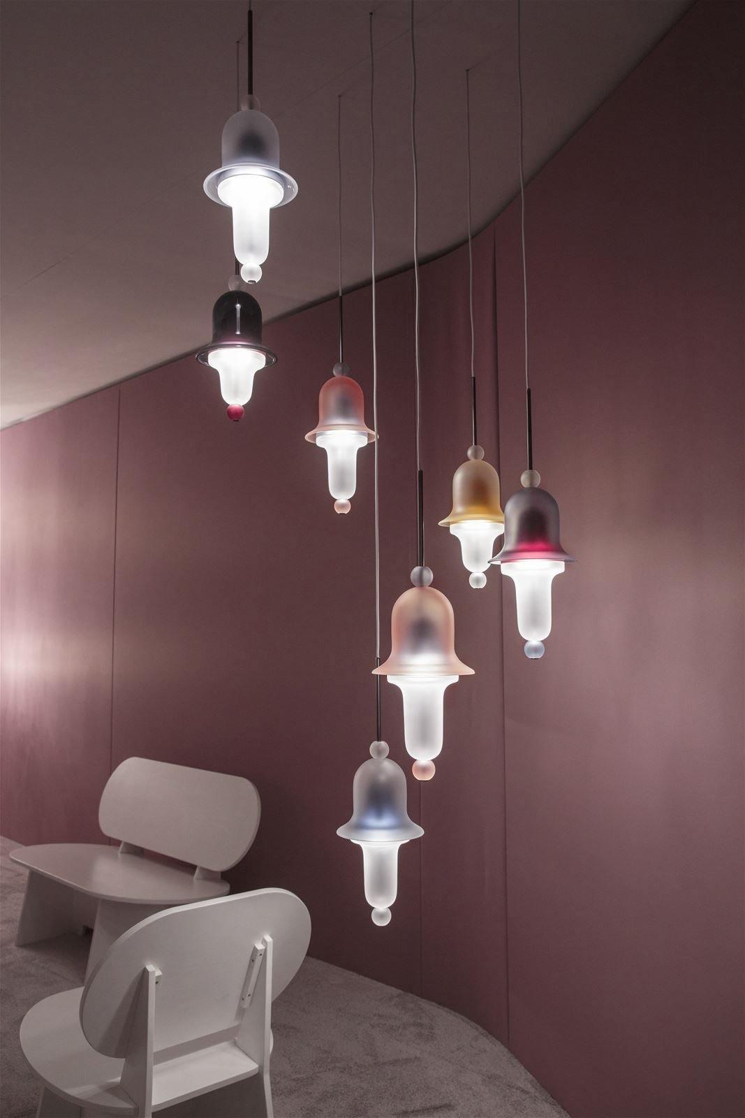 Calaeus Nordic Art Glass Pendant Light-Neutral Decor