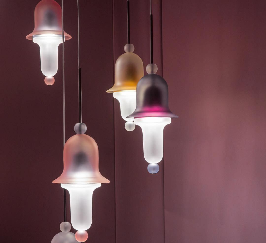 Calaeus Nordic Art Glass Pendant Light-Neutral Decor